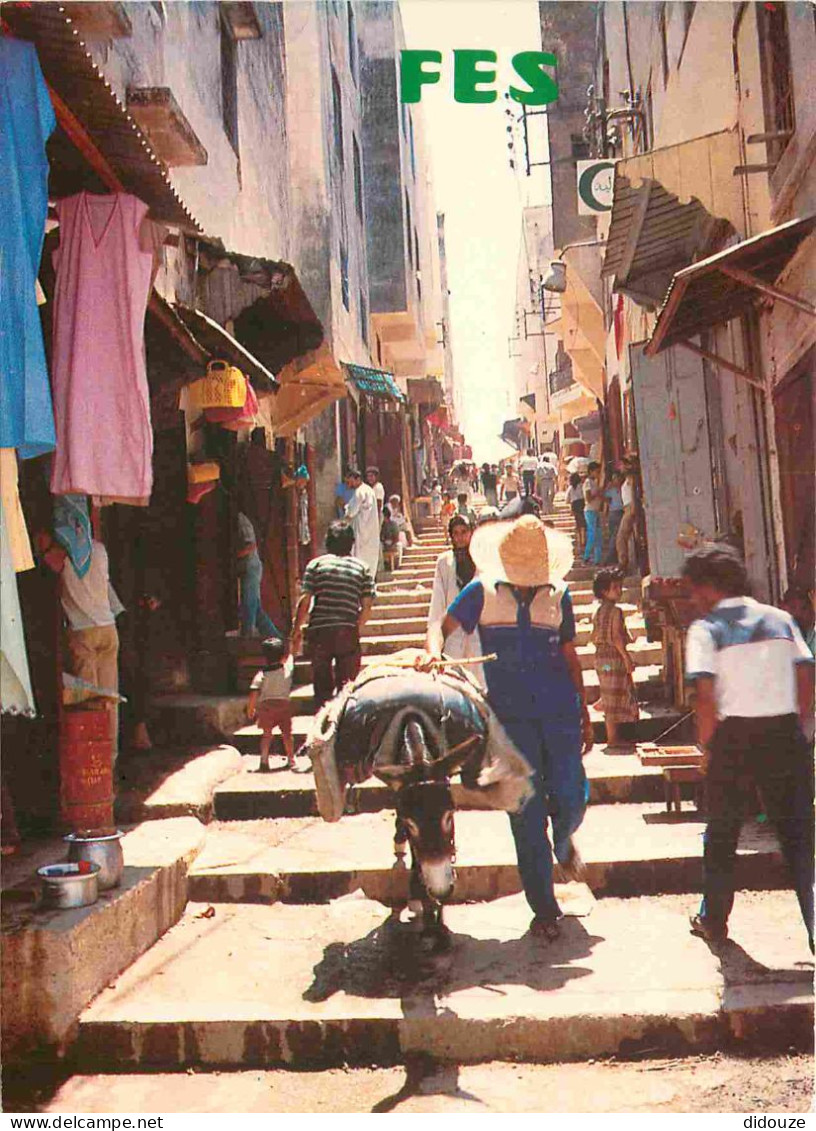 Maroc - Fez - Fès - Rue De La Médina - CPM - Carte Neuve - Voir Scans Recto-Verso - Fez