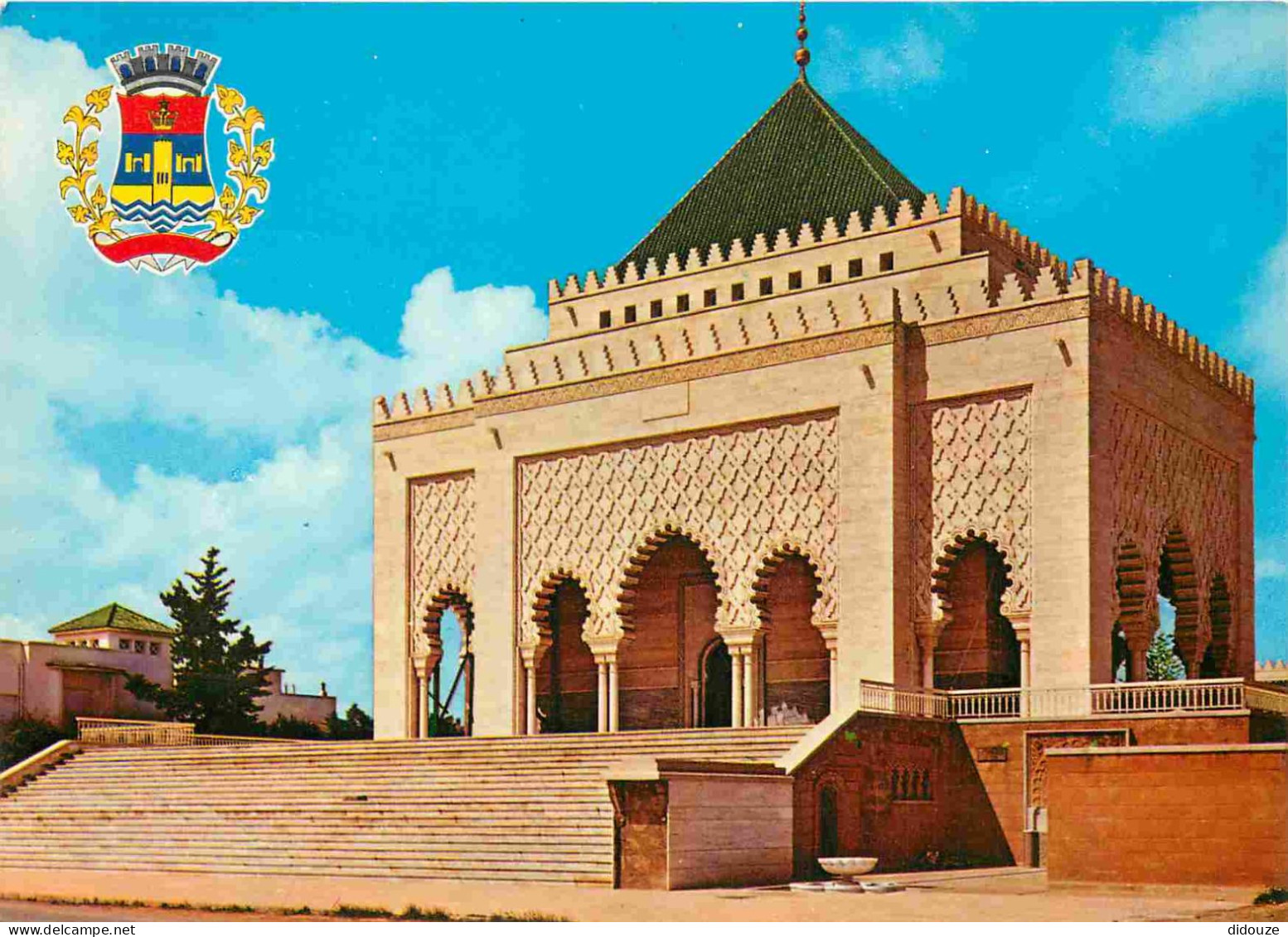 Maroc - Rabat - Le Mausolée Mohammed V - Blasons - CPM - Carte Neuve - Voir Scans Recto-Verso - Rabat