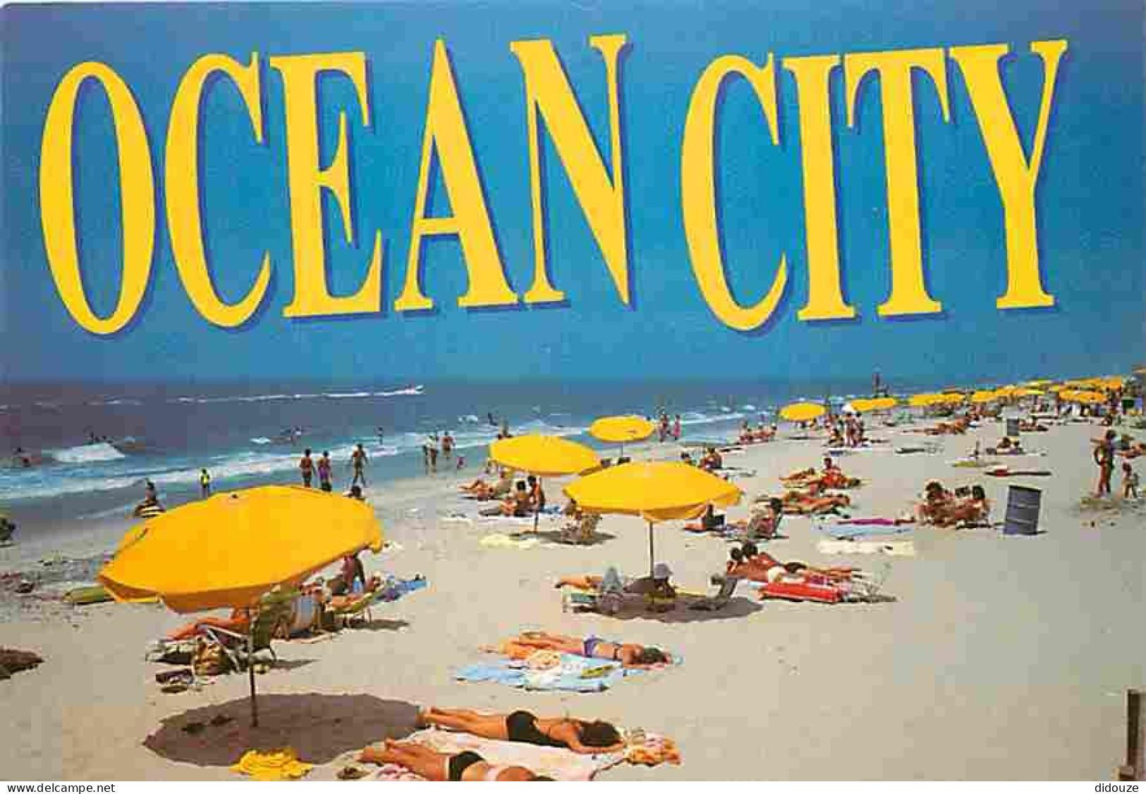 Etats Unis - Ocean City - Sunbathers And Umbreltas Dot The Beach - Plages - Carte Neuve - CPM - Voir Scans Recto-Verso - Ocean City