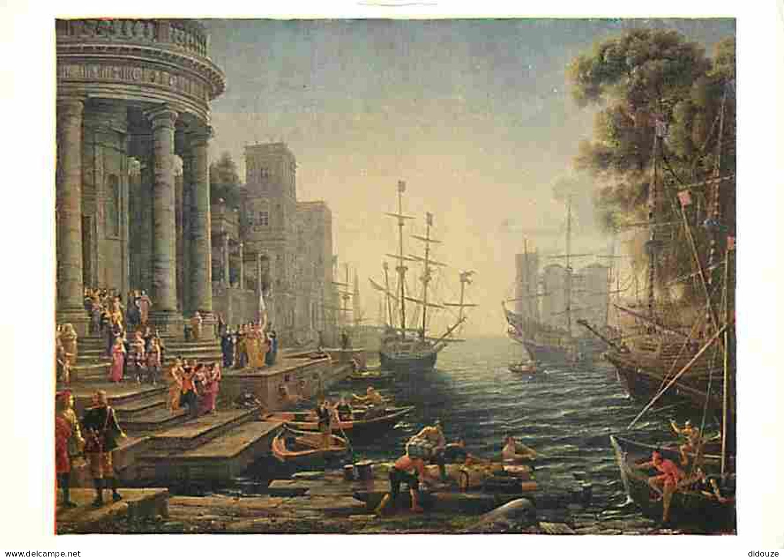 Art - Peinture - Claude - Seaport - The Embarkation Of S Ursula - CPM - Voir Scans Recto-Verso - Paintings