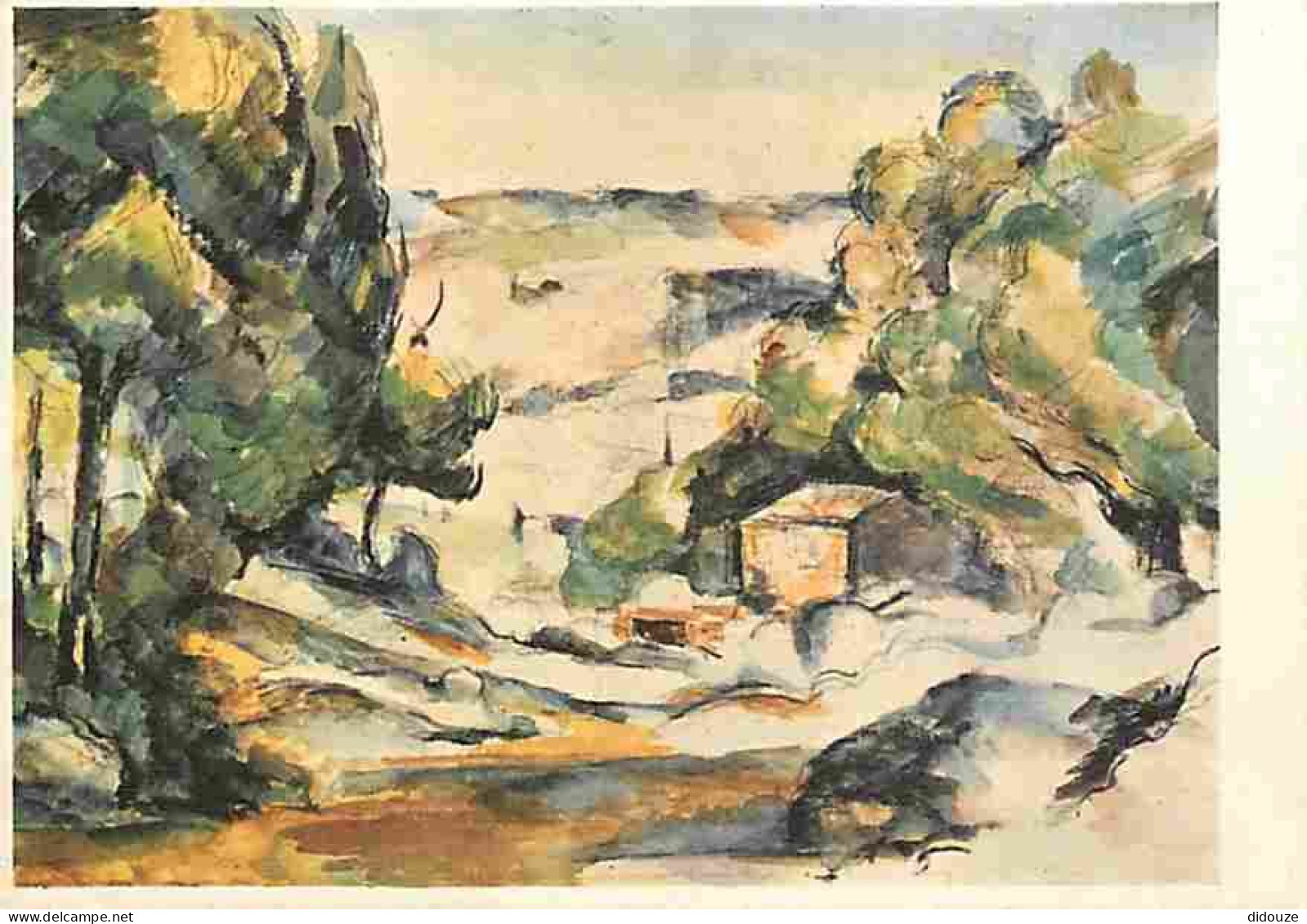 Art - Peinture - Paul Cézanne - Paysage En Provence - CPM - Voir Scans Recto-Verso - Malerei & Gemälde