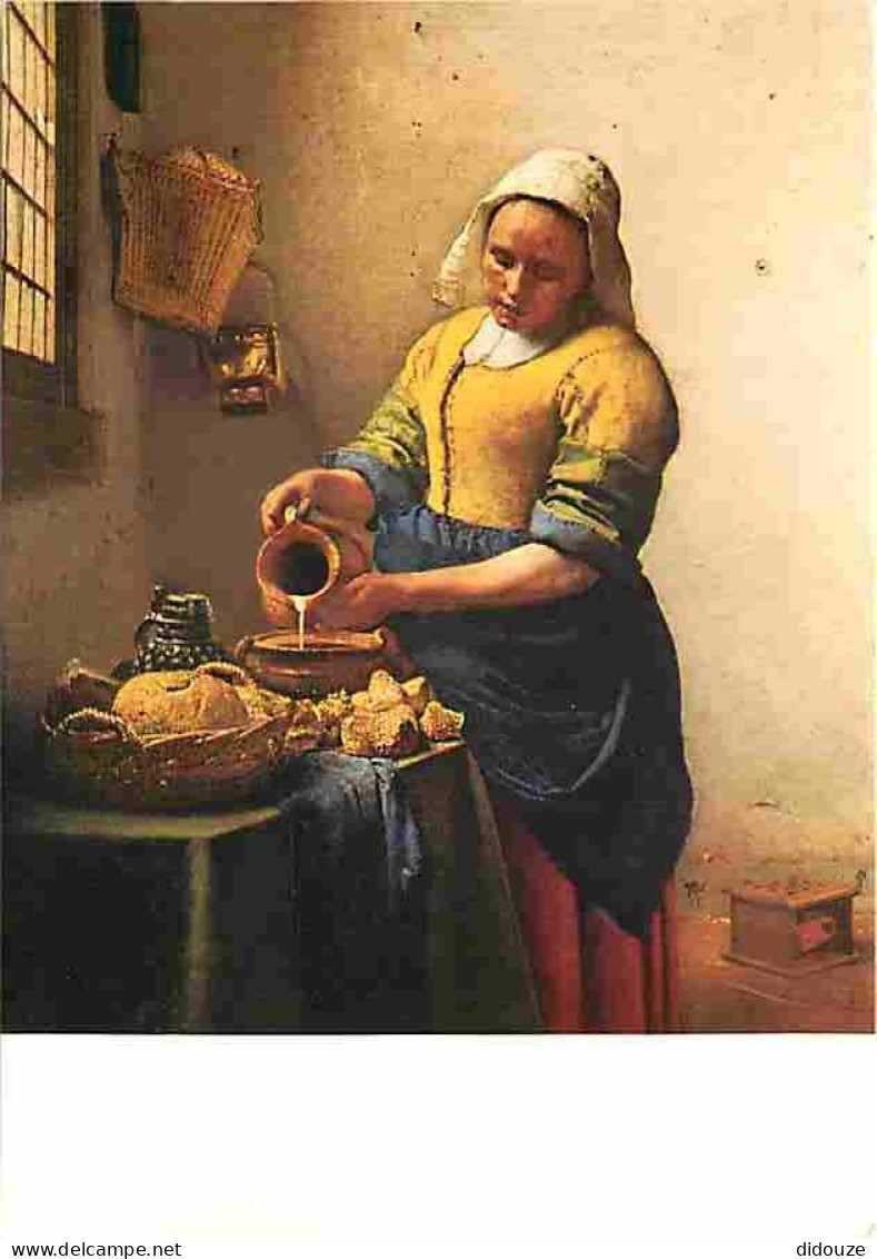 Art - Peinture - Johannes Vermeer - La Cuisinière - CPM - Voir Scans Recto-Verso - Malerei & Gemälde