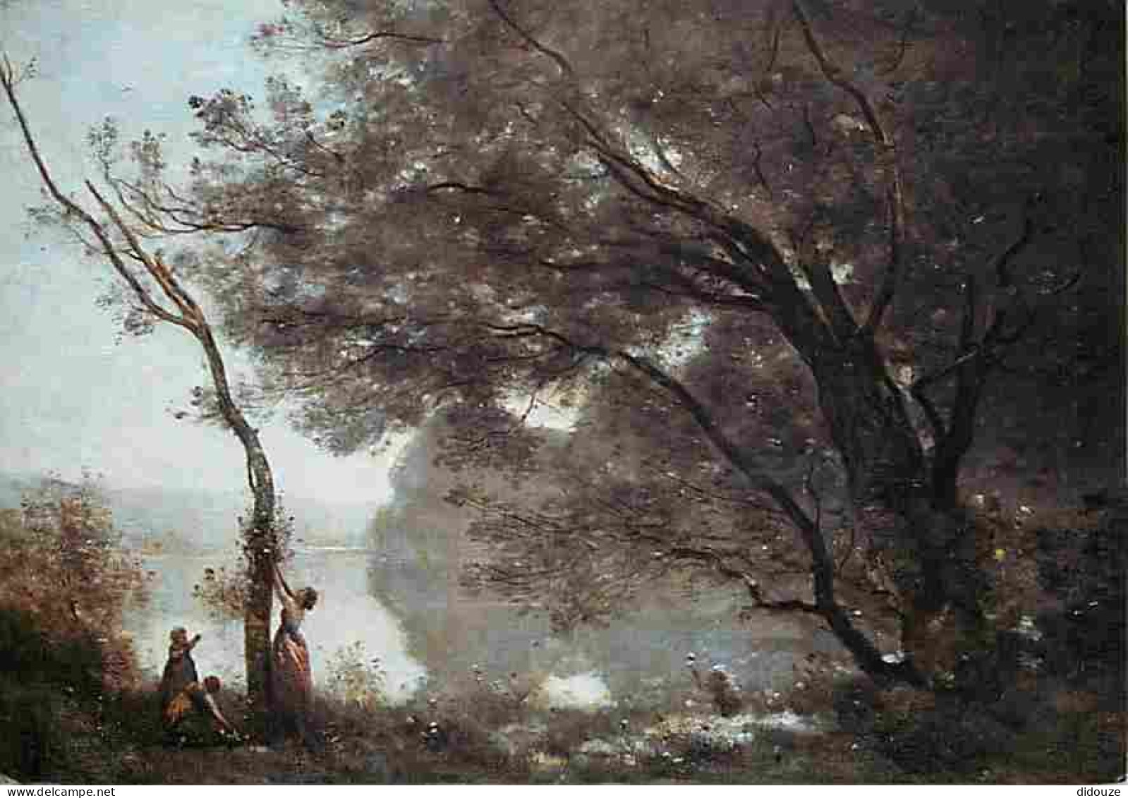 Art - Peinture - Jean Baptiste Camille Corot - Souvenir De Mortefontaine - CPM - Voir Scans Recto-Verso - Malerei & Gemälde
