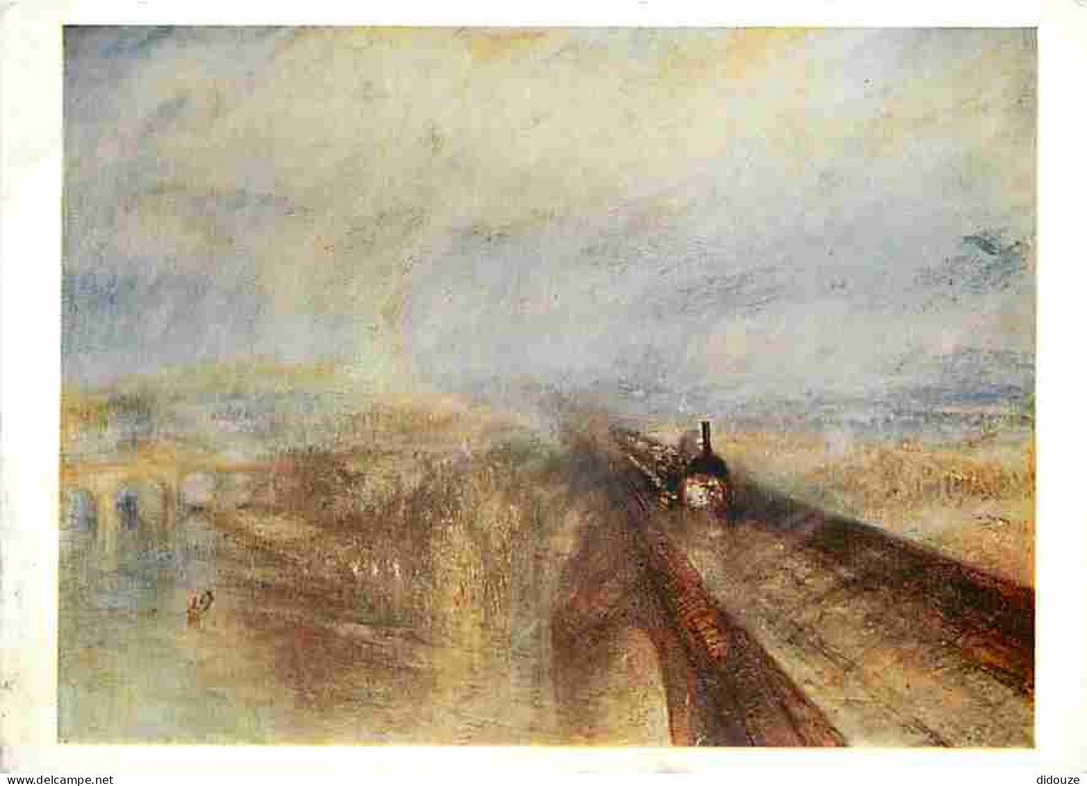 Art - Peinture - J M W Turner - Rain Steam Speed - CPM - Voir Scans Recto-Verso - Malerei & Gemälde