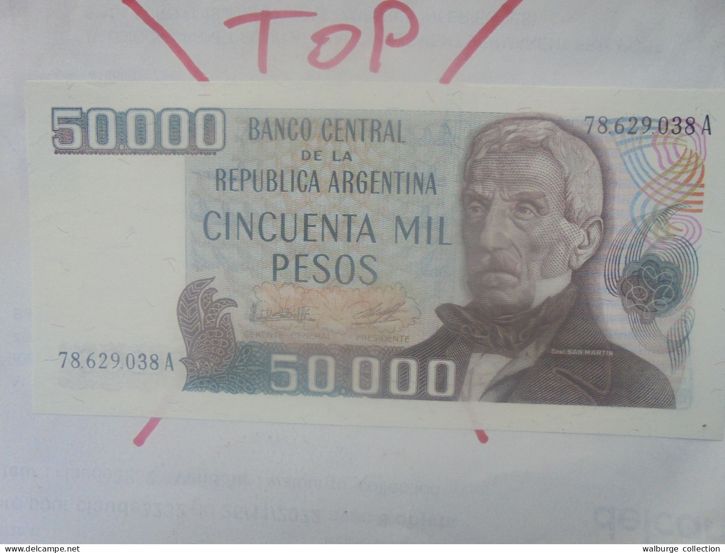 ARGENTINE 50.000 PESOS 1979-83 Neuf (B.33) - Argentine