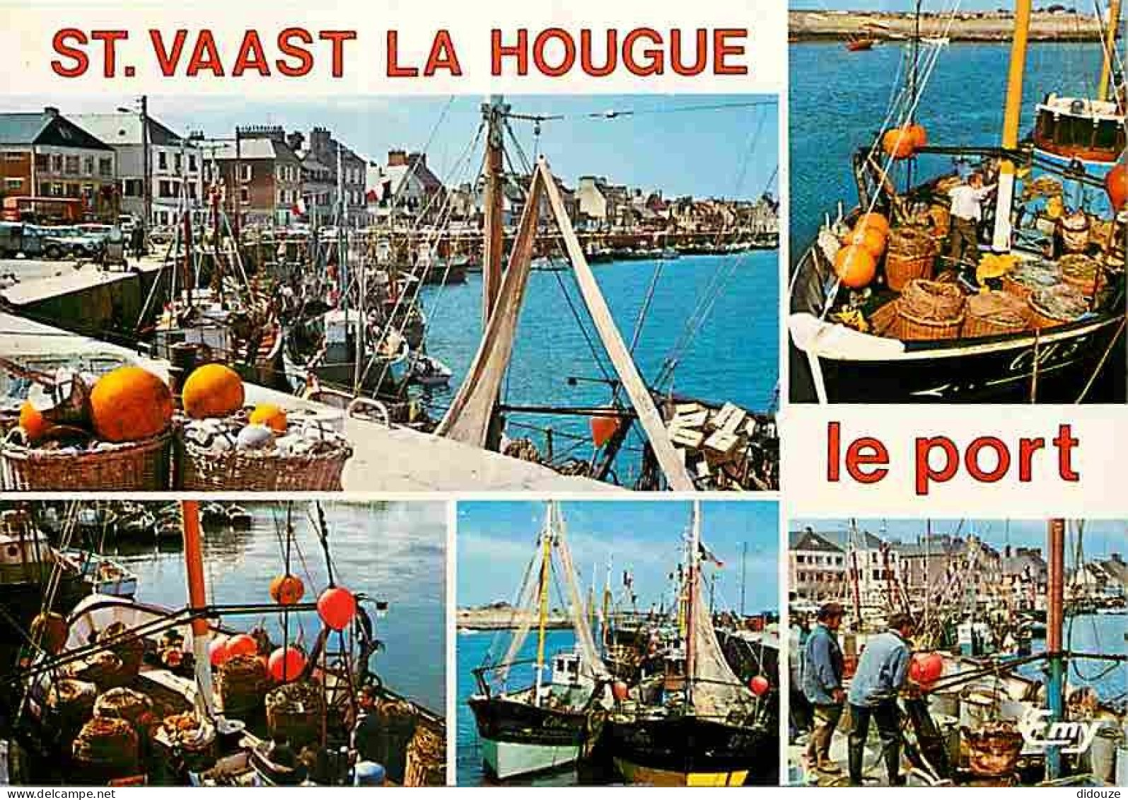 50 - Saint Vaast La Hougue - Le Port - Multivues - Bateaux - Carte Neuve - CPM - Voir Scans Recto-Verso - Saint Vaast La Hougue