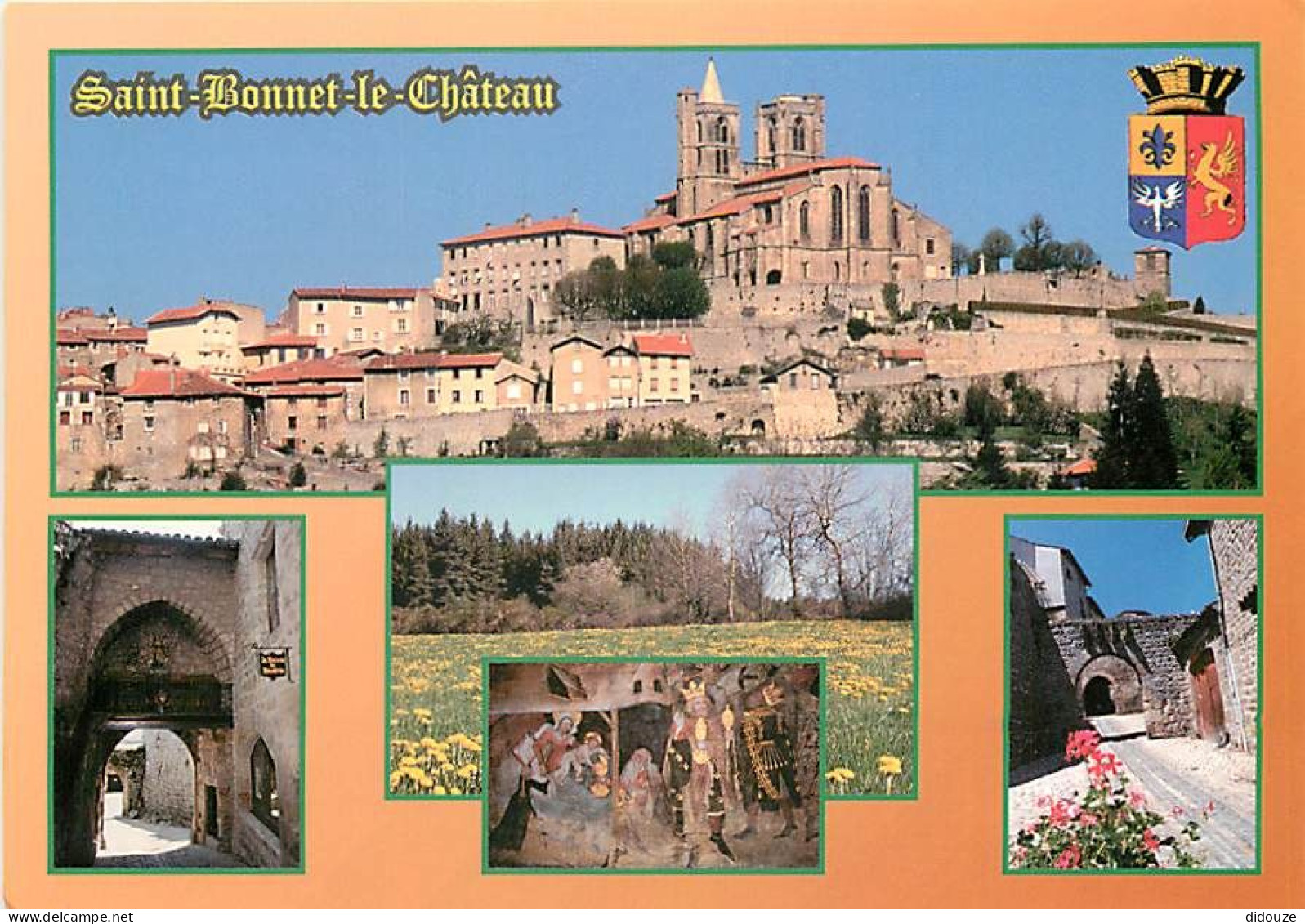 42 - Saint Bonnet Le Château - Multivues - Blasons - Carte Neuve - CPM - Voir Scans Recto-Verso - Altri & Non Classificati