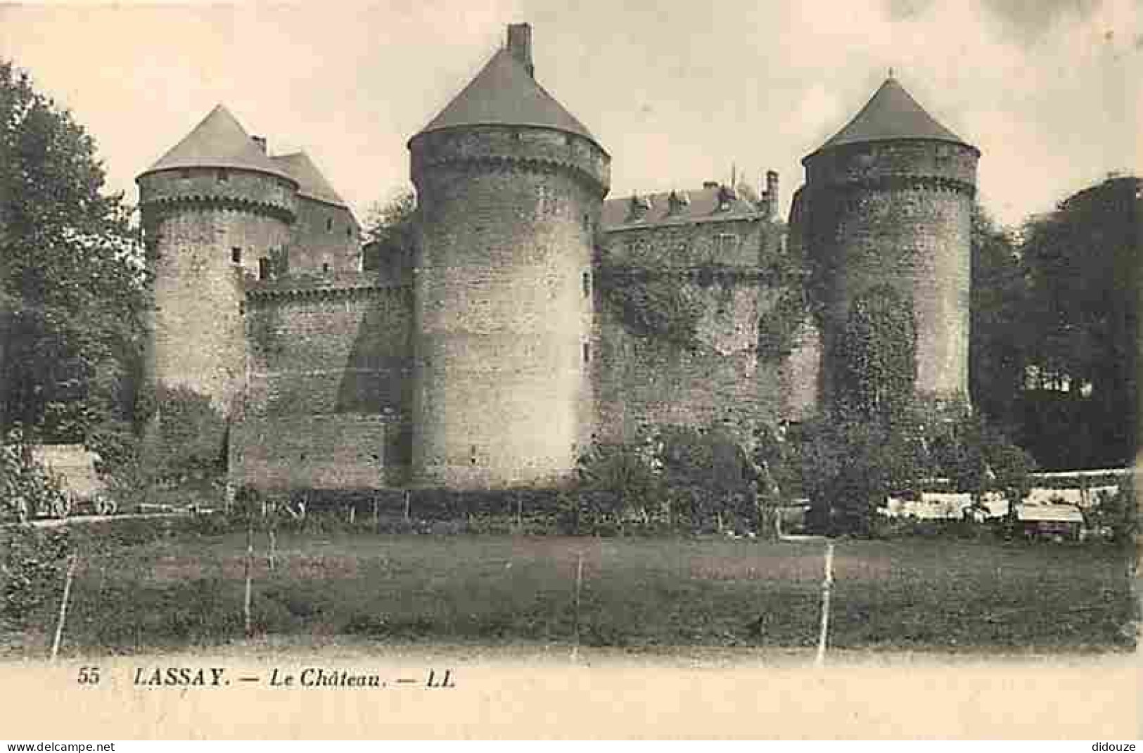 53 - Lassay - Le Château - Correspondance - CPA - Voir Scans Recto-Verso - Lassay Les Chateaux