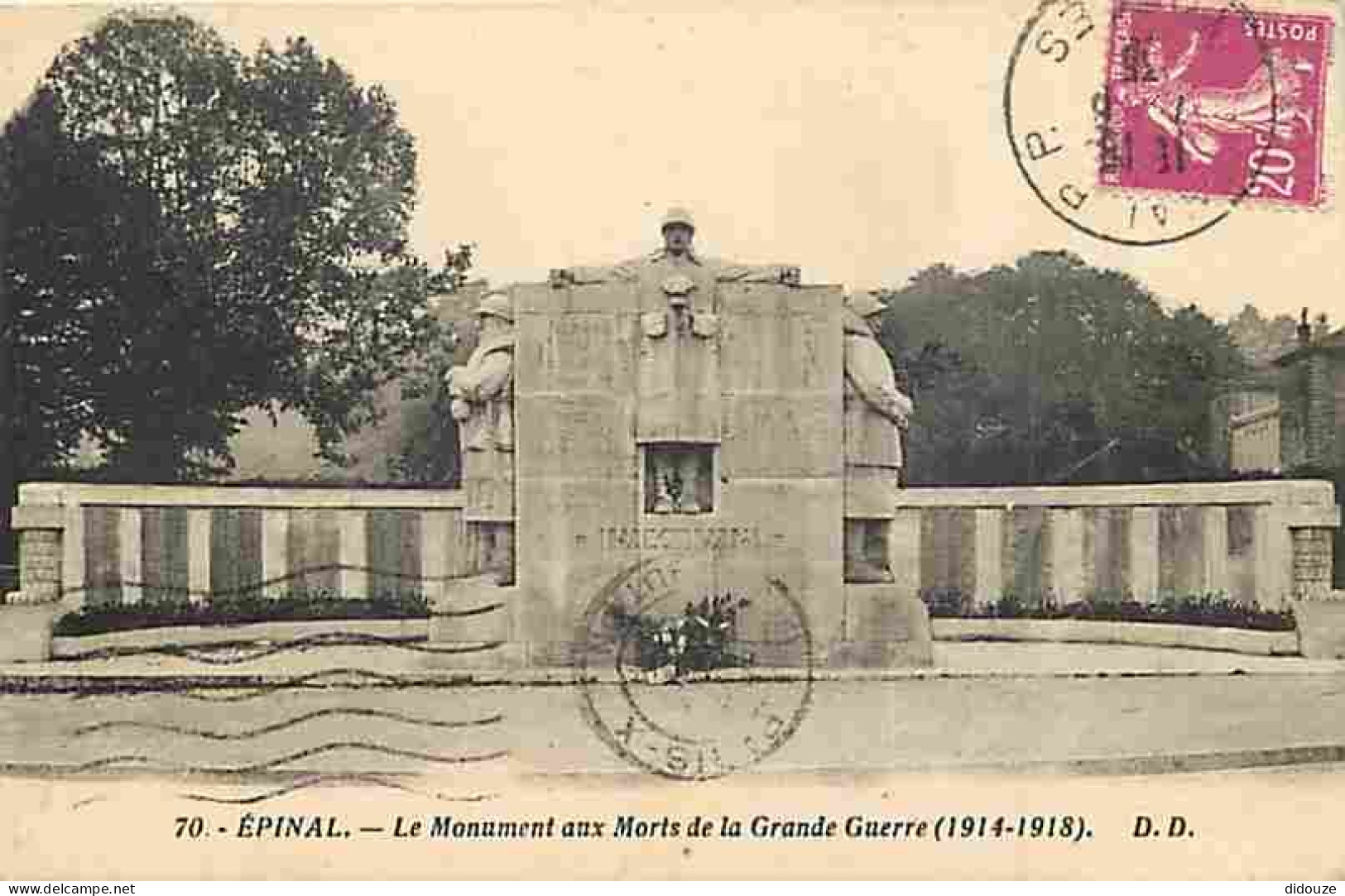 88 - Epinal - Le Monuments Aux Morts De La Grande Guerre - CPA - Voir Scans Recto-Verso - Epinal