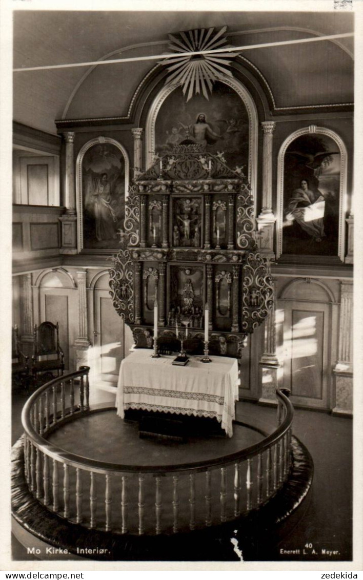 C2483 - Mo Kirke (Mo I Rana) - Altar - Enerett L. A. Meyer - Chiese E Cattedrali