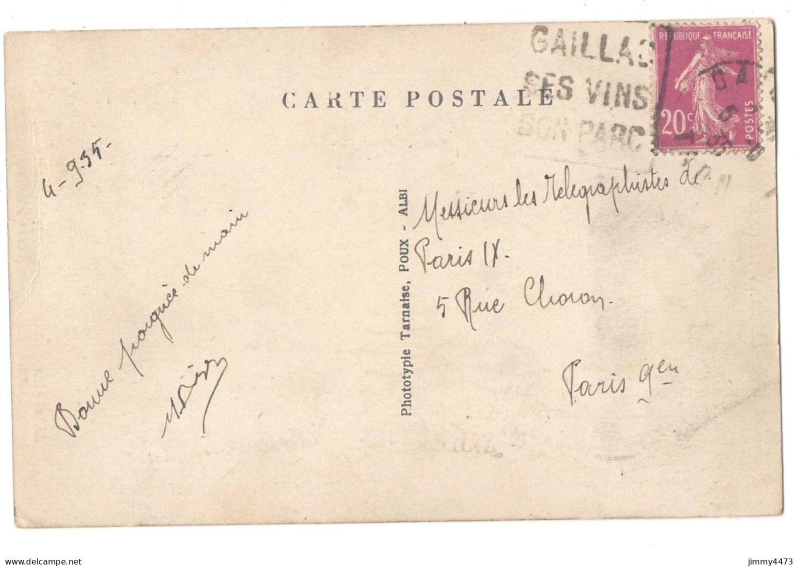 CPA - GAILLAC En 1935 - Maison De Pierre De Brens - Ancienne Prison - N° 25 - Phot. Tarnaise POUX à ALBI - Gaillac