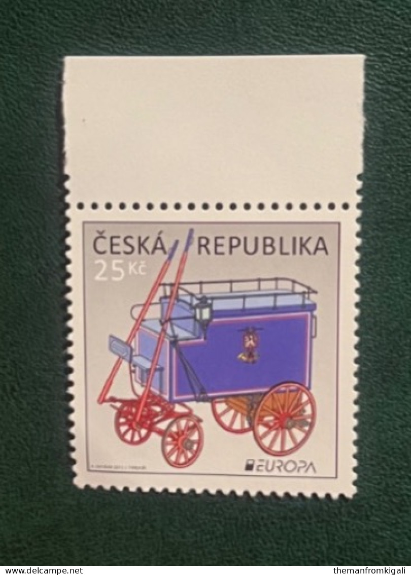Czech Republic 2013 - EUROPA Stamps - Postal Vehicles. - Autres & Non Classés