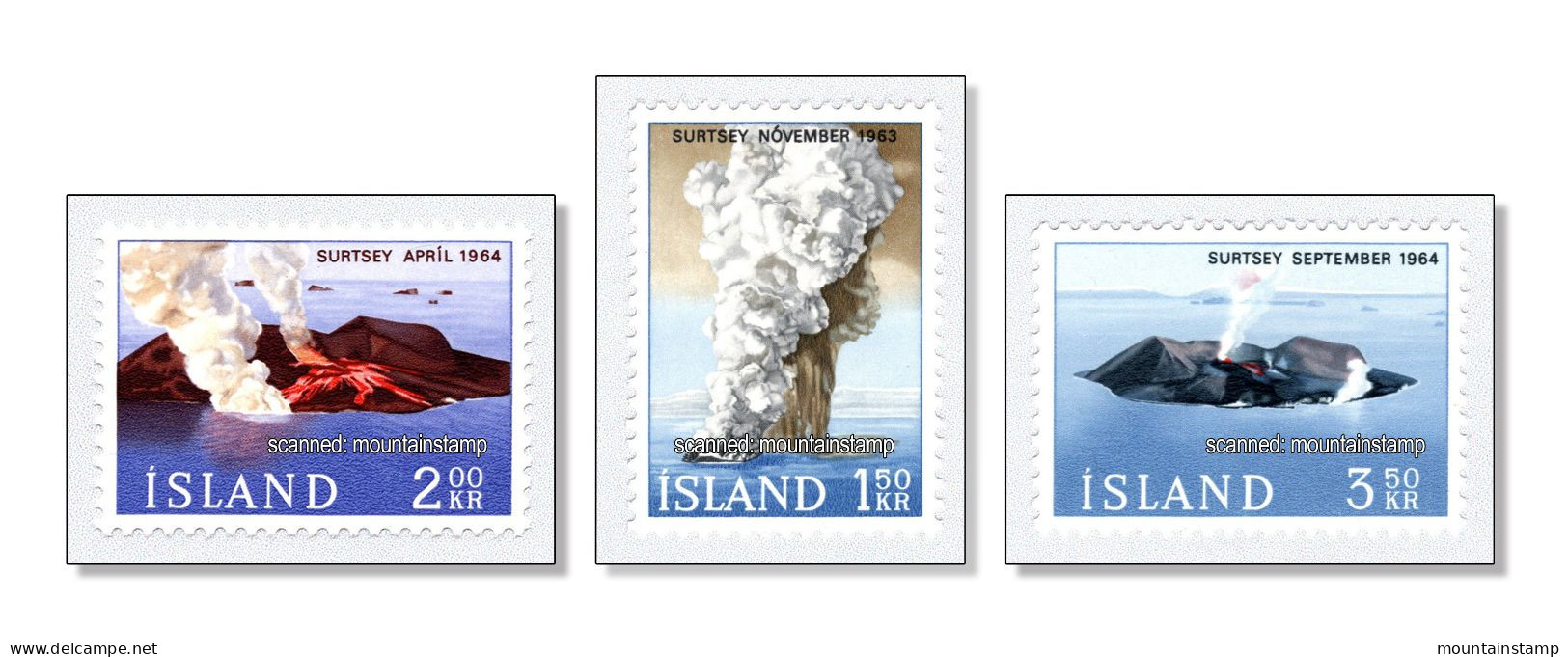 Iceland 1965 Surtsey Volcano Eruption ** MNH - Altri & Non Classificati