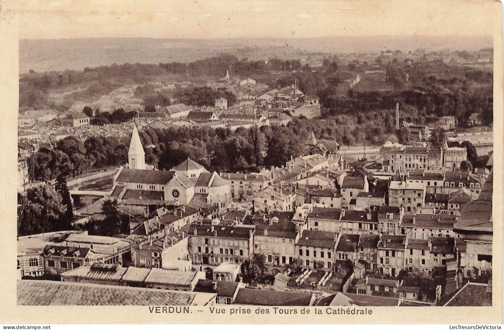 FRANCE - Verdun - Vue Prise Des Tours De La Cathédrale - Vue Sur La Ville - Vue D'ensemble - Carte Postale Ancienne - Verdun