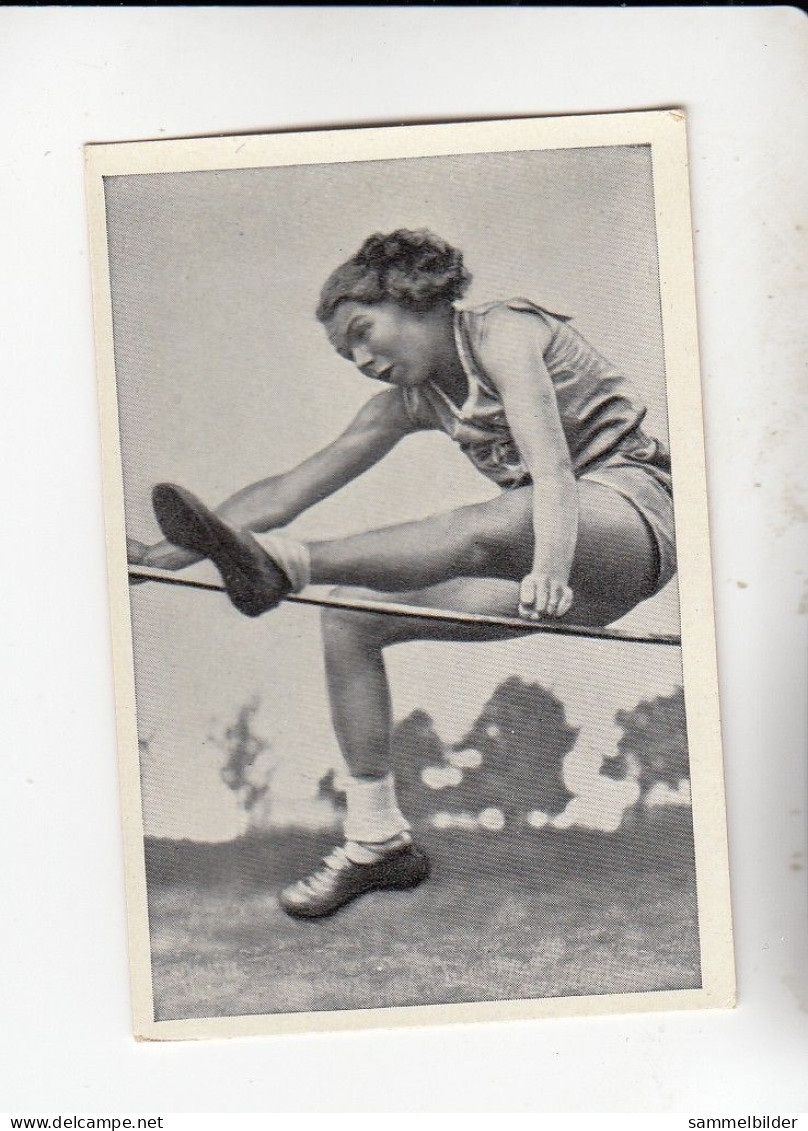 Mit Trumpf Durch Alle Welt Bekannte Sportlerinnen Ellen Braumüller Sperrwurf     A Serie 7 #6 Von 1933 - Otras Marcas
