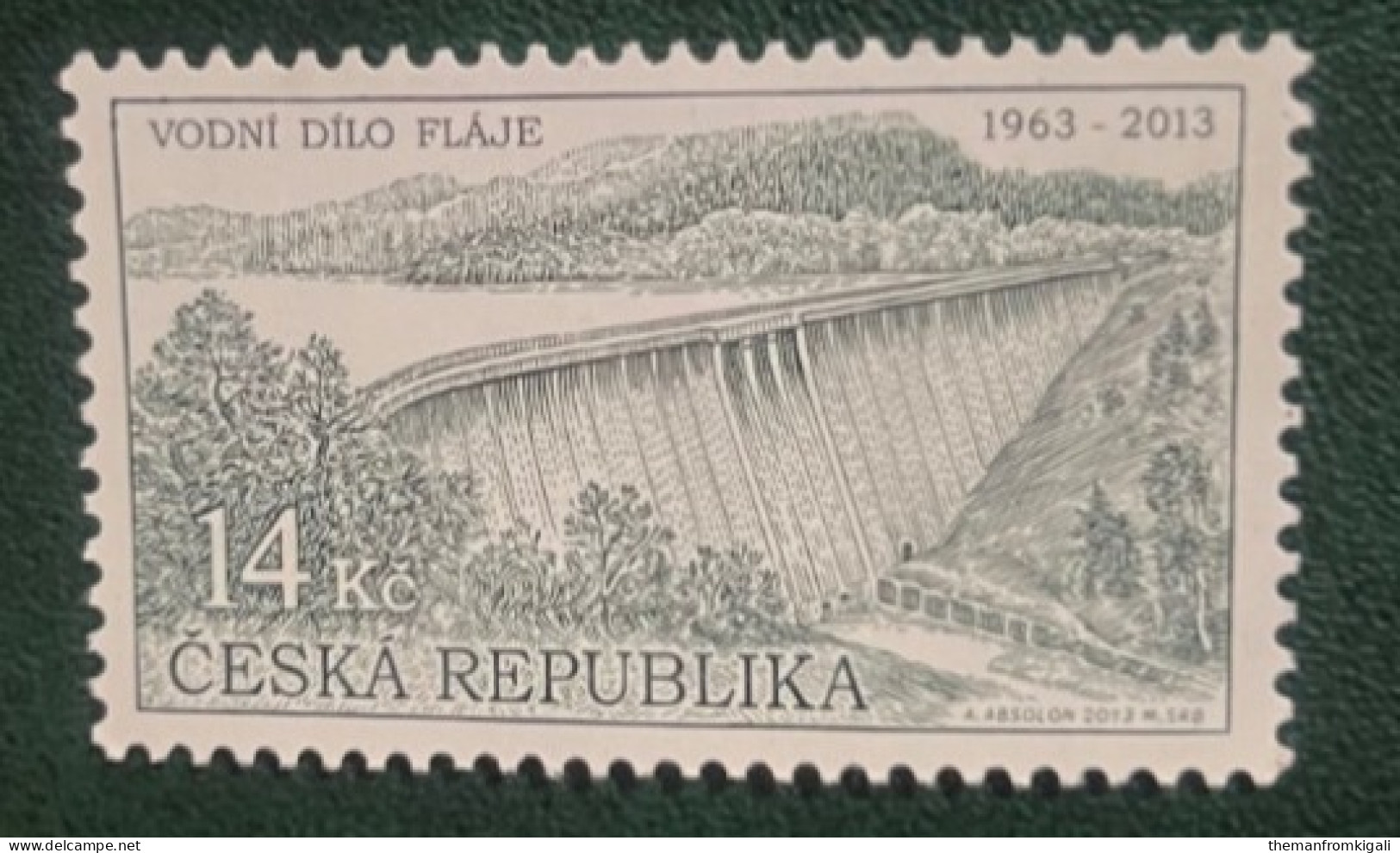 Czech Republic 2013 - Technical Monuments - The 50th Anniversary Of The Fláje Dam. - Autres & Non Classés
