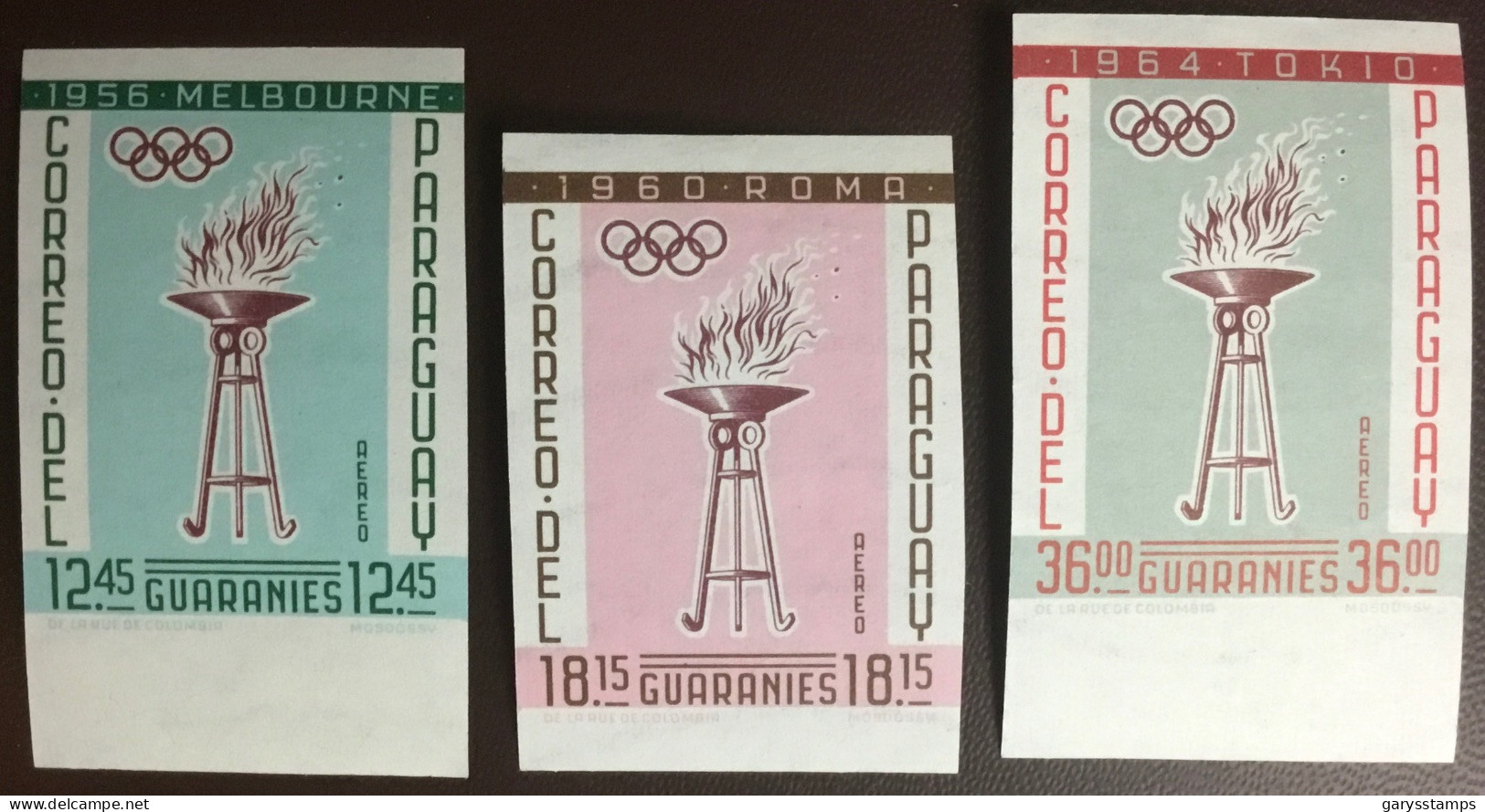 Paraguay 1962 Cooperation In Sport Olympics Air IMPERF MNH - Paraguay