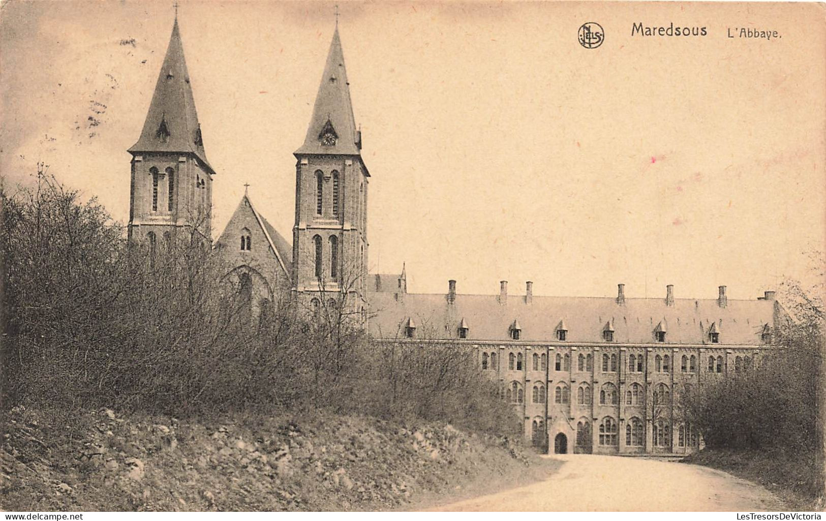 BELGIQUE - Anhée - Maredsous - Vue Générale De L'abbaye - Carte Postale Ancienne - Anhee