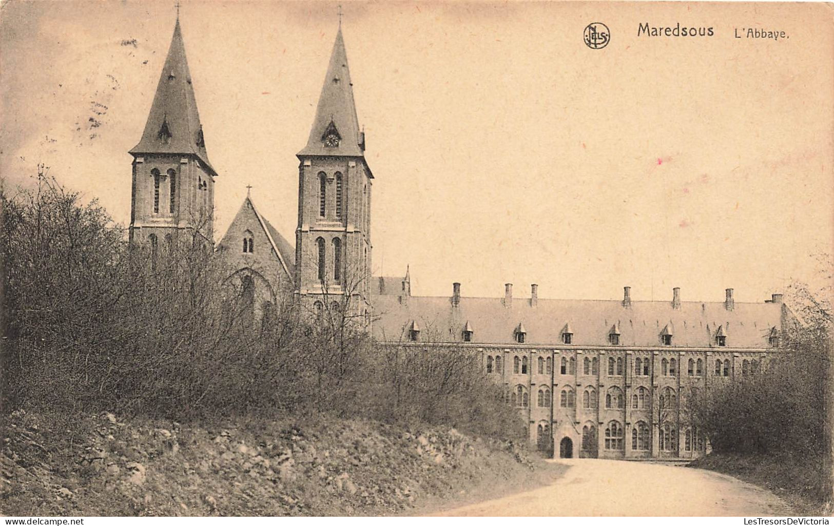 BELGIQUE - Anhée - Maredsous - Vue Générale De L'abbaye - Carte Postale Ancienne - Anhée