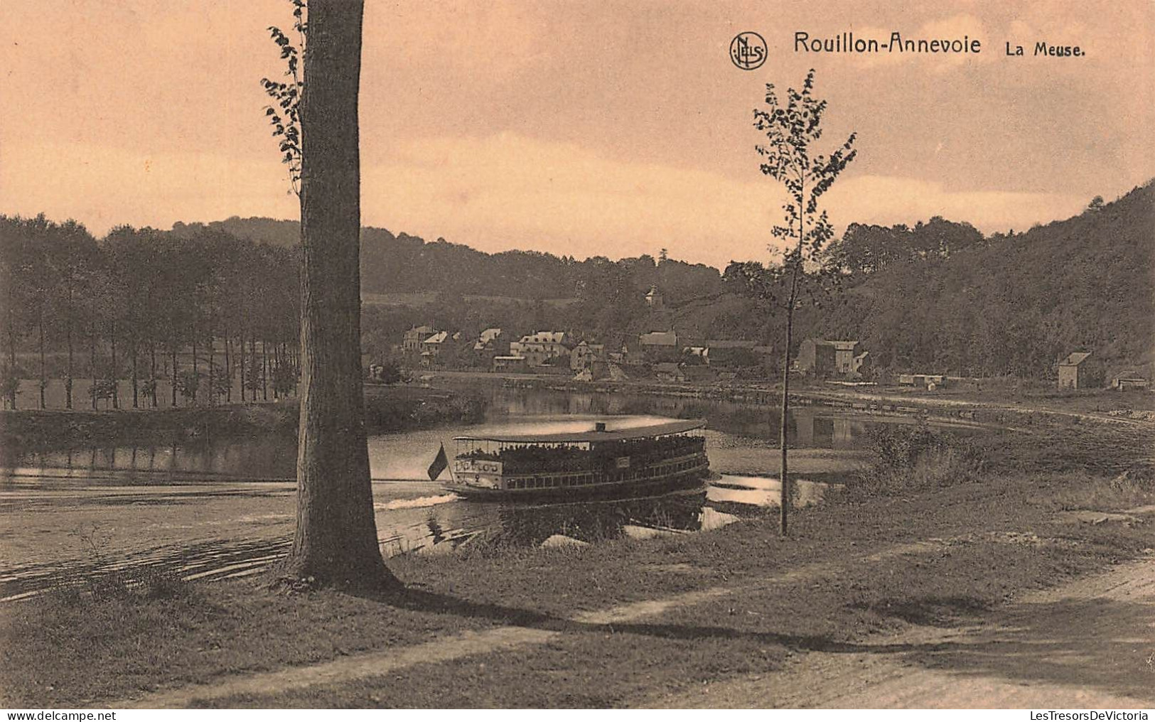 BELGIQUE - Anhée - Rouillon Annevoie - La Meuse - Carte Postale Ancienne - Anhée