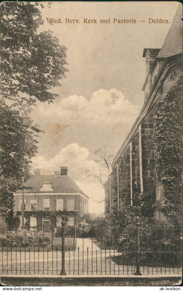 Delden-Hof Van Twente Ned.  Pastorie 1917  Gel. Stempel Auslandsstelle Emmerich - Other & Unclassified