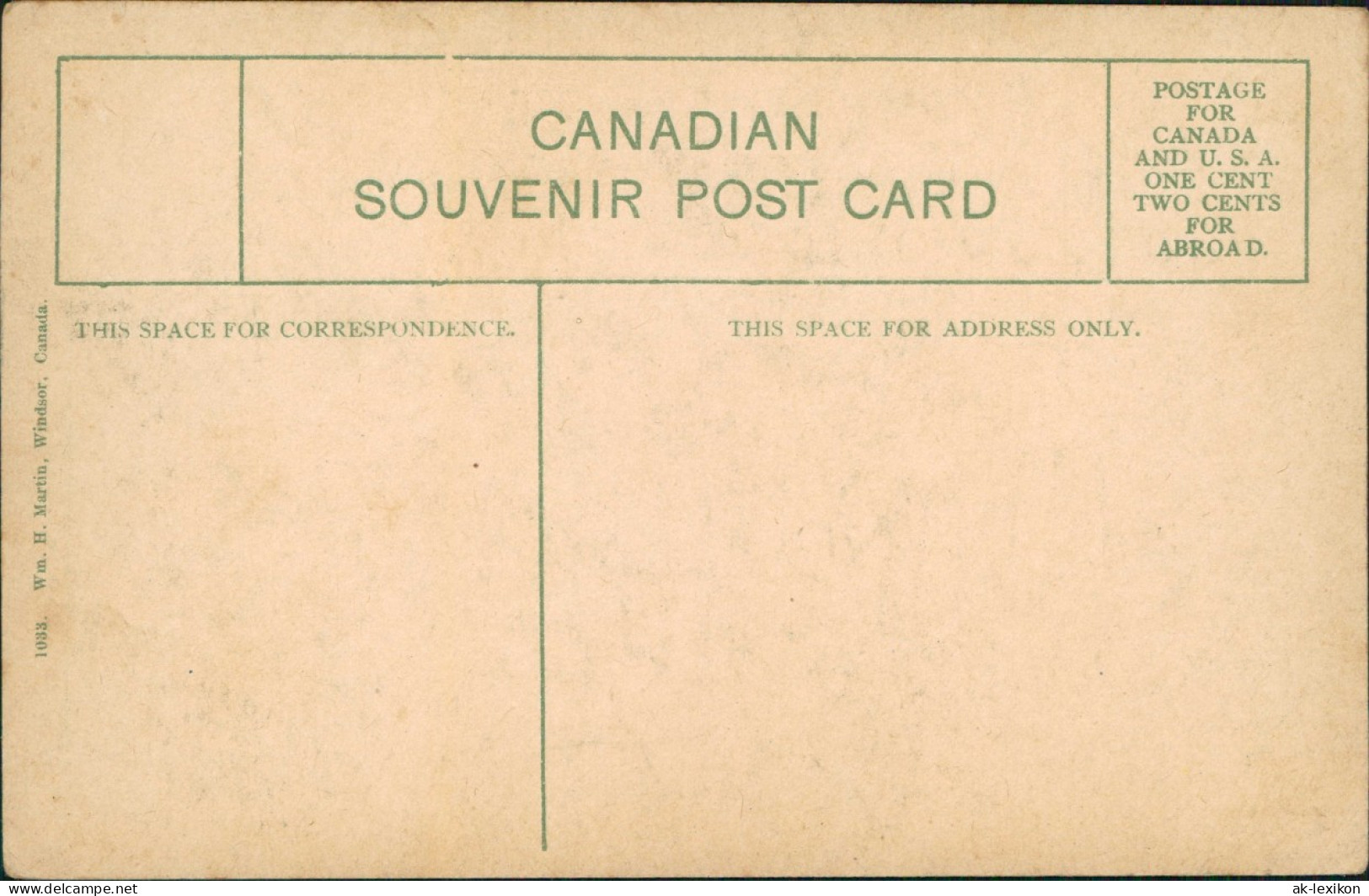Postcard Windsor Canada Lagoon Park - Kanada 1912 - Other & Unclassified