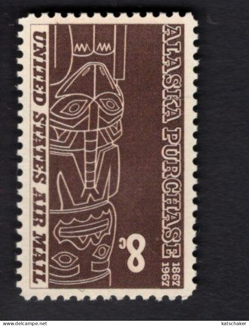 200221269 1967 SCOTT C70 POSTFRIS MINT NEVER HINGED -  ALASKA  PURCHASE ISSUE - 3b. 1961-... Ongebruikt