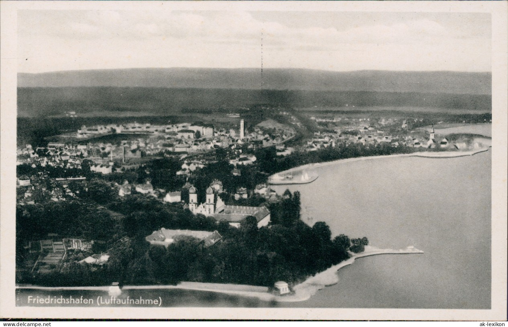 Ansichtskarte Friedrichshafen Luftbild 1940 - Friedrichshafen