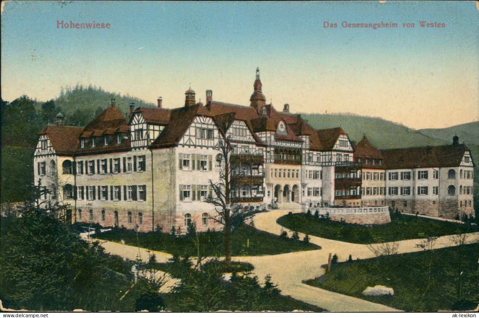 Hohenwiese-Schmiedeberg (Riesengebirge) Wojków Kowary Genesungsheim 1912 - Schlesien