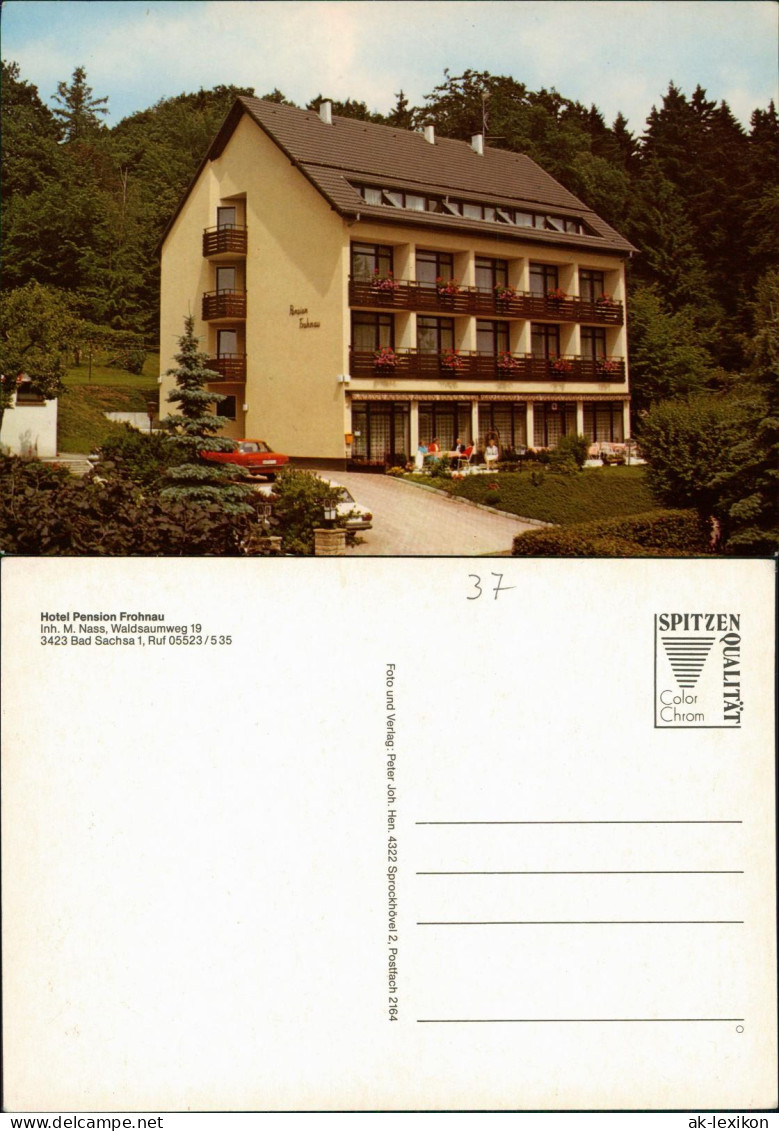 Ansichtskarte Bad Sachsa Hotel Pension Frohnau 1972 - Bad Sachsa