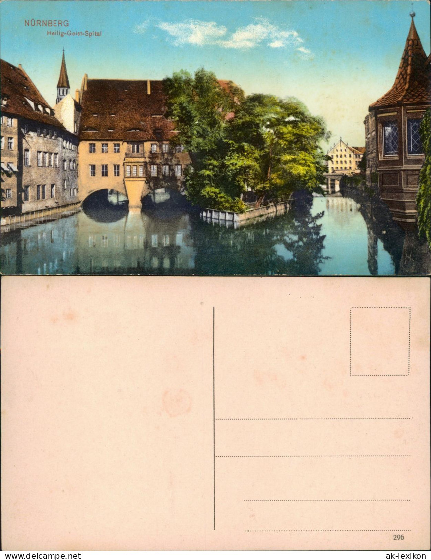 Ansichtskarte Nürnberg Heilig-Geist-Spital 1912 - Nuernberg