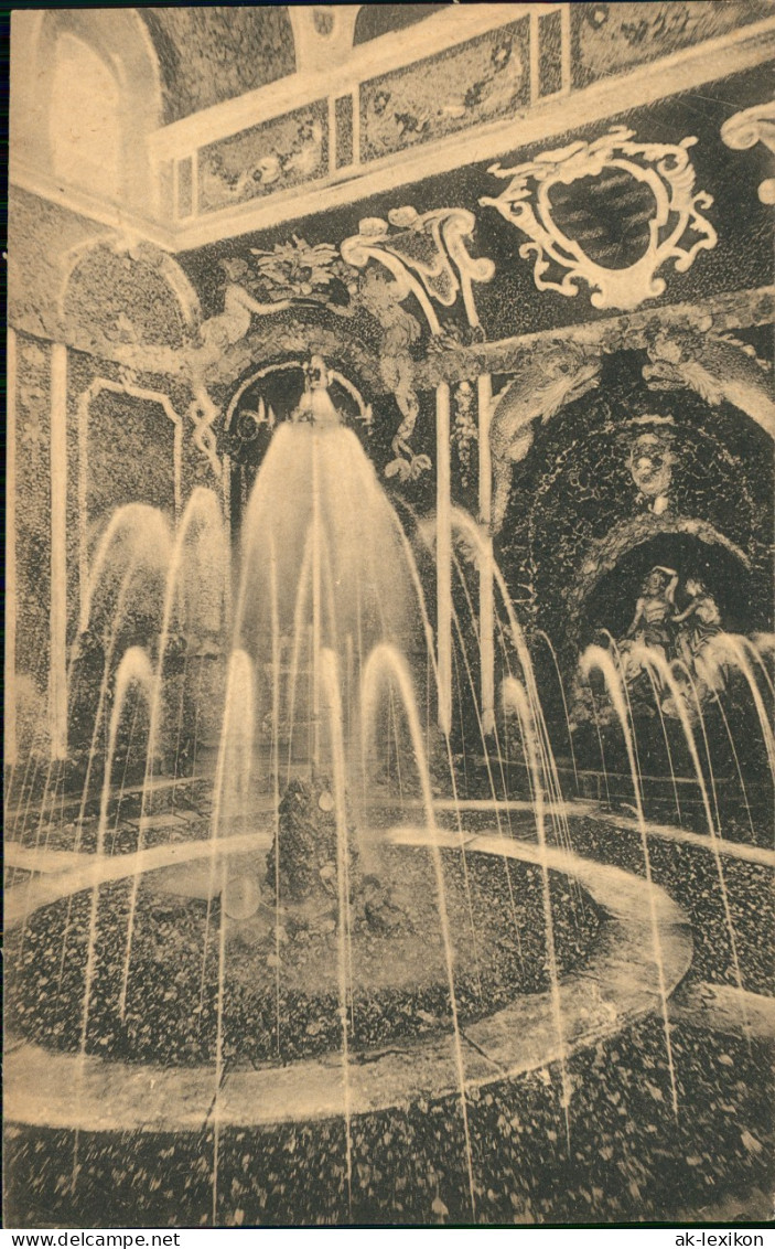 Ansichtskarte Bayreuth Kgl. Lustschloß Eremitage - Innere Grotte 1919 - Bayreuth