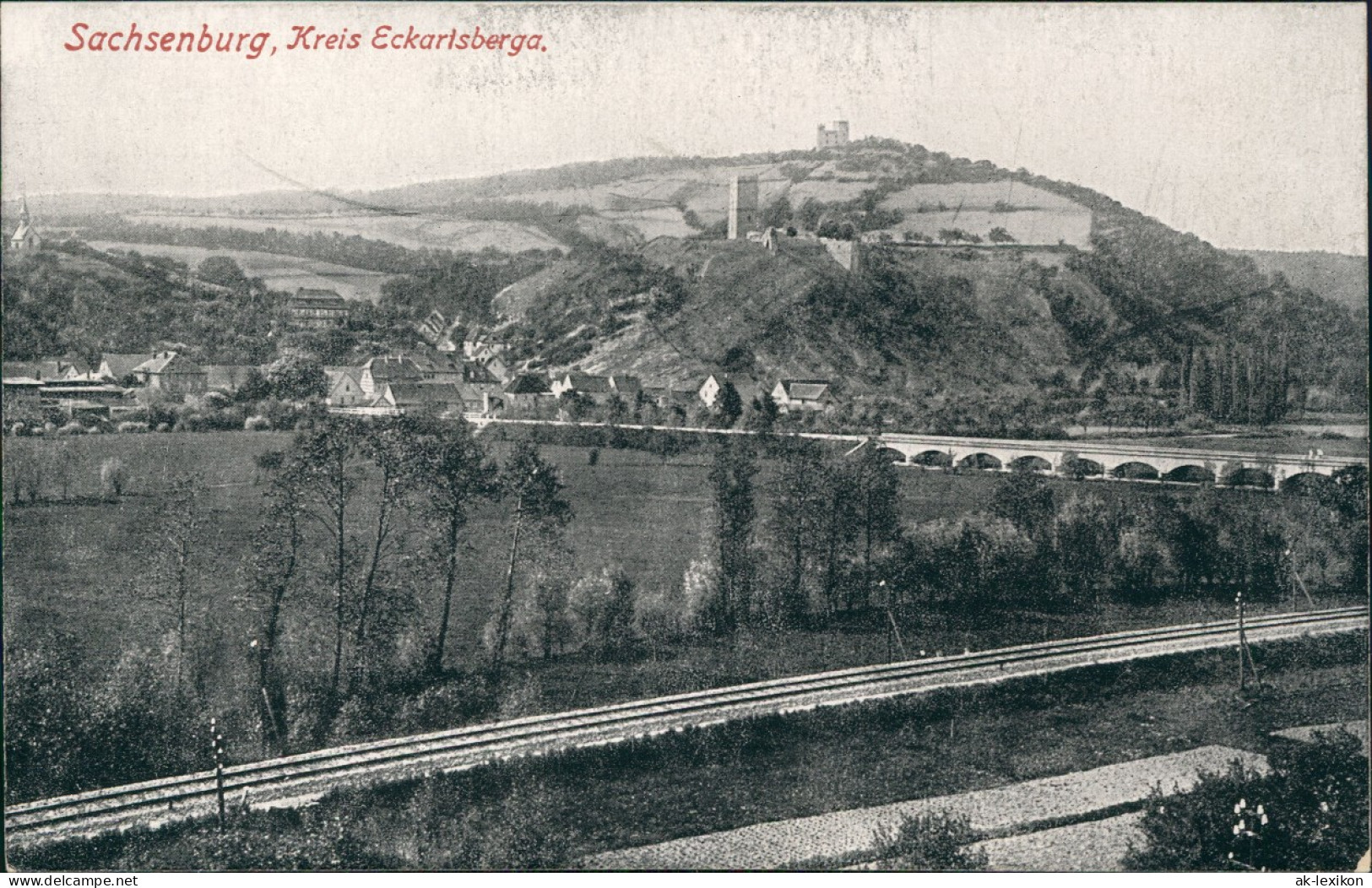 Ansichtskarte Eckartsberga Sachsenburg 1922 - Other & Unclassified