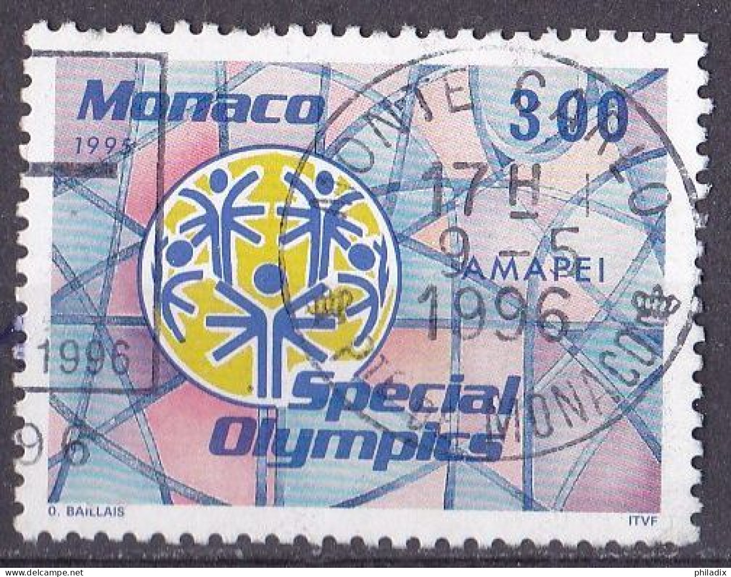 # Monaco Marke Von 1995 O/used (A5-6) - Gebraucht