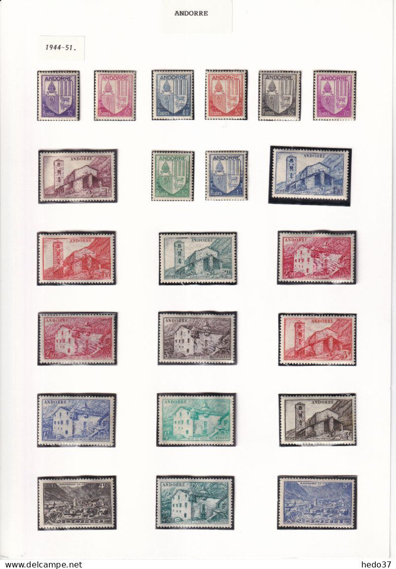 Andorre - Collection Vendue Page Par Page - Neufs ** Sans Charnière - TB - Unused Stamps