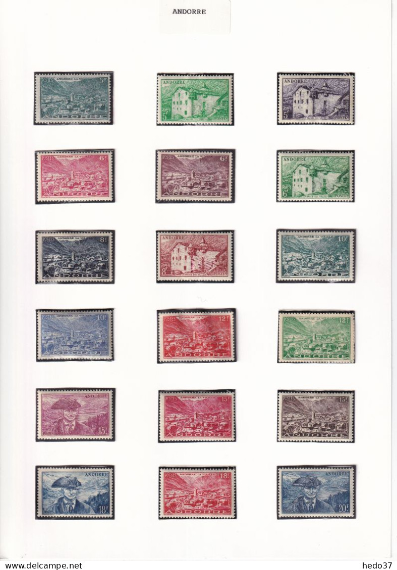 Andorre - Collection Vendue Page Par Page - Neufs ** Sans Charnière - TB - Unused Stamps