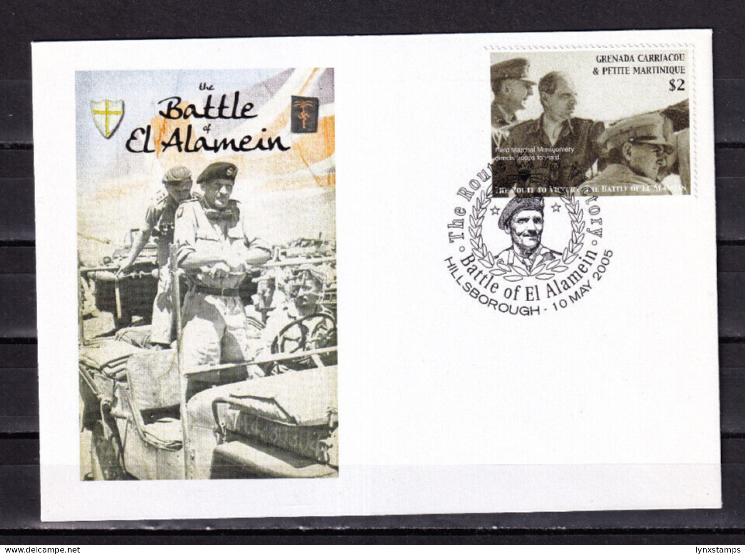 LI06 Grenada Carriacou & Petite Martinique 2005 60 Anniv Of The End Of WW II FDC - Grenada (1974-...)