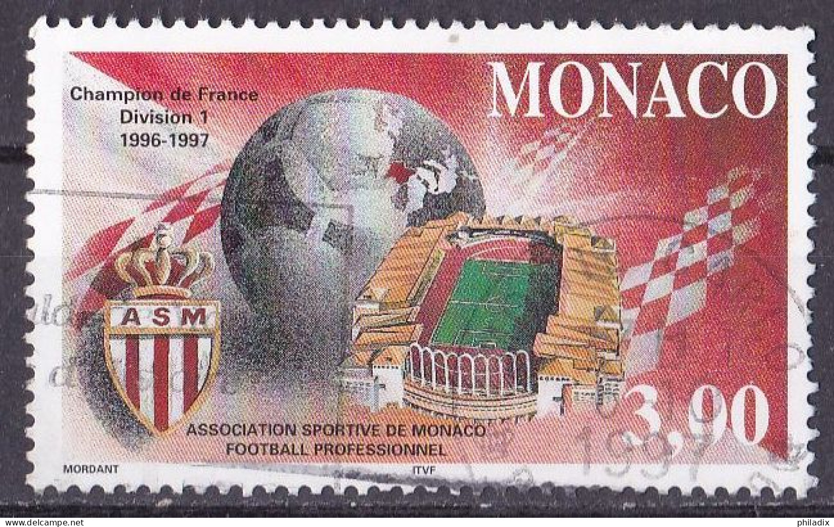 # Monaco Marke Von 1997 O/used (A5-6) - Oblitérés