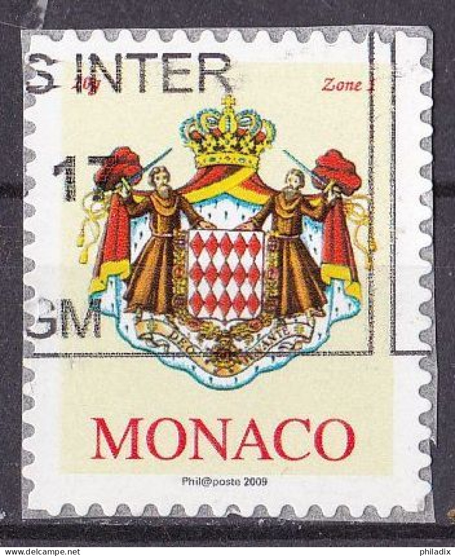 # Monaco Marke Von 2009 O/used (A5-6) - Oblitérés
