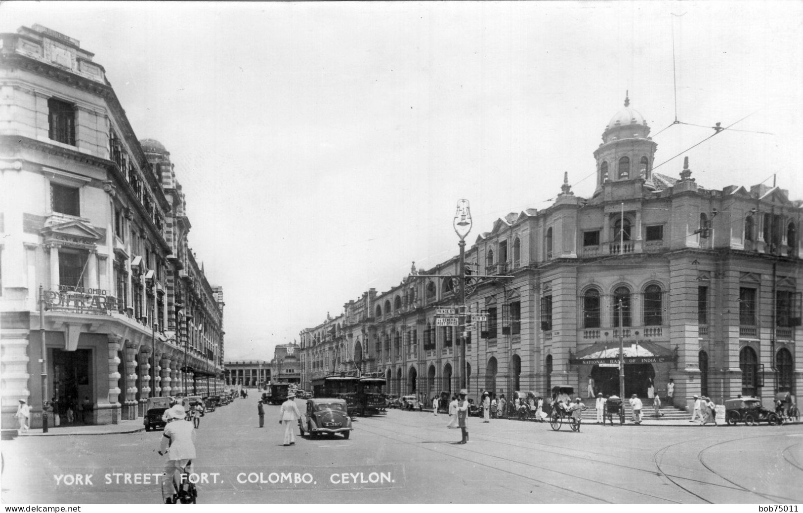 YORK STREET , FORT , COLOMBO , CEYLON - Sri Lanka (Ceylon)