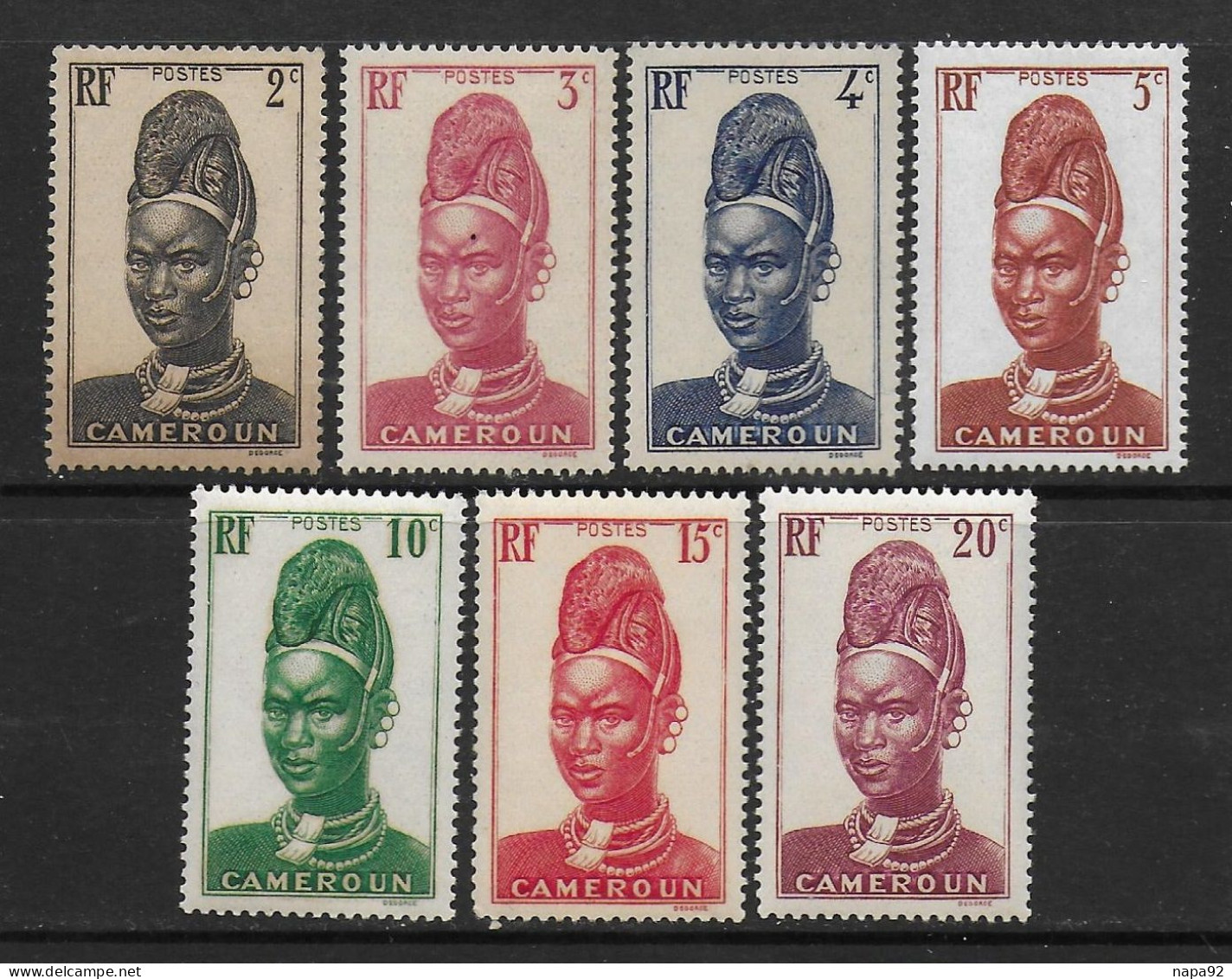 CAMEROUN 1939 - YT 162/168** - Nuevos