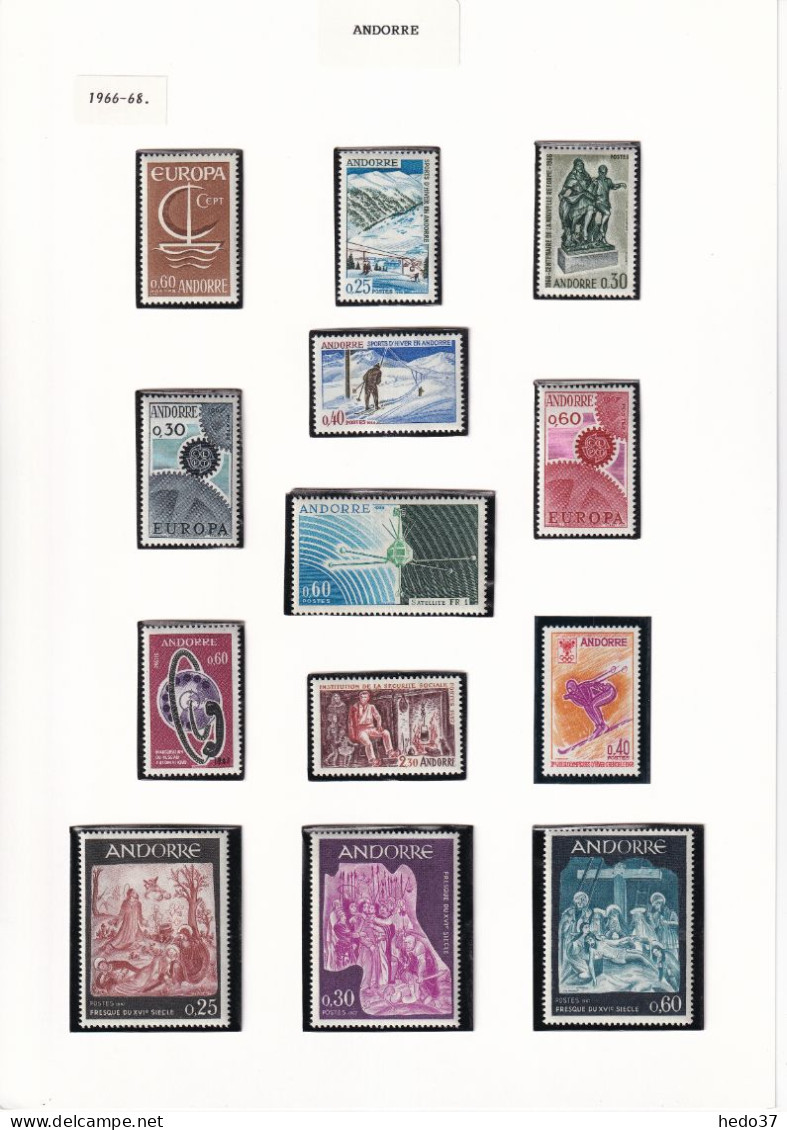 Andorre - Collection Vendue Page Par Page - Neufs ** Sans Charnière - TB - Unused Stamps