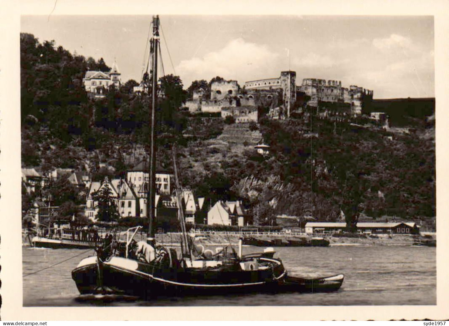 Der Rhein von Koblenz bis Rüdesheim - 12 originalaufnahmen 6,5 x9cm - Photo originale de cartes postales  (Cekade)