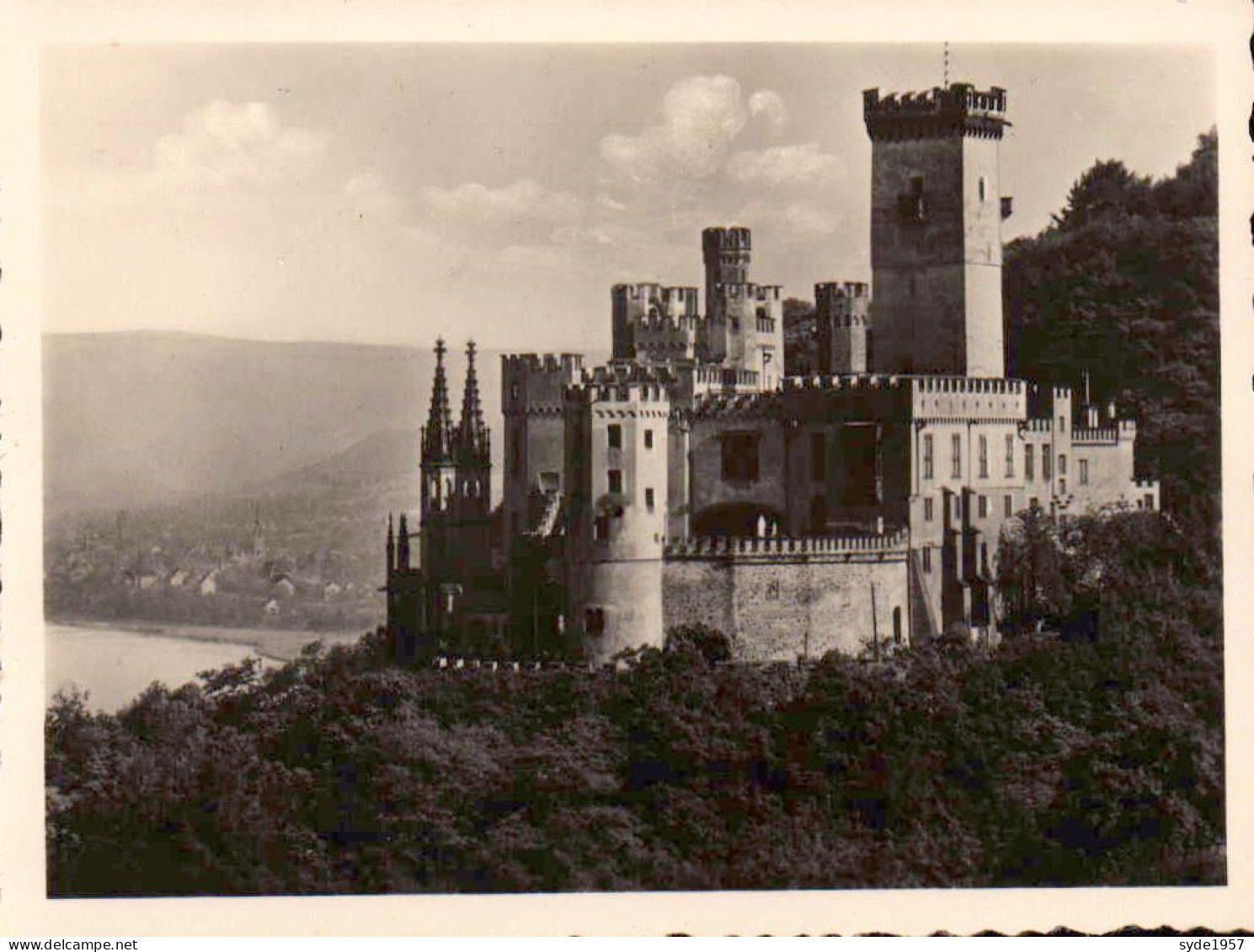 Der Rhein von Koblenz bis Rüdesheim - 12 originalaufnahmen 6,5 x9cm - Photo originale de cartes postales  (Cekade)