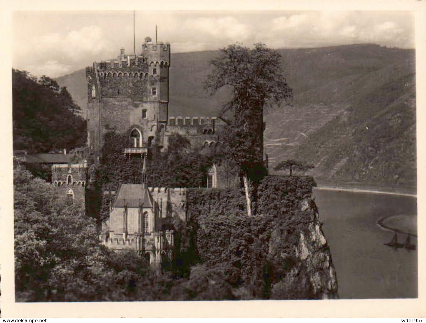 Der Rhein von Koblenz bis Rüdesheim - 12 originalaufnahmen 6,5 x9cm - Photo originale de cartes postales  (Cekade)