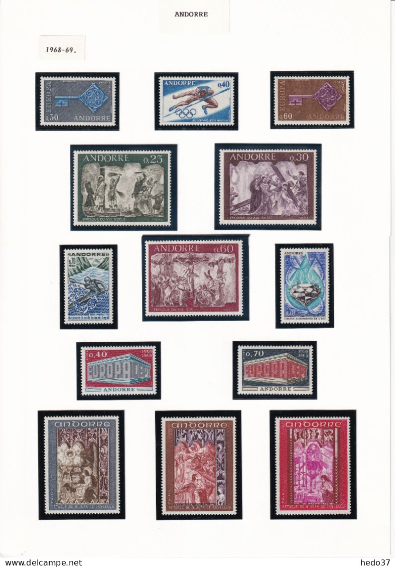 Andorre - Collection Vendue Page Par Page - Neufs ** Sans Charnière - TB - Unused Stamps