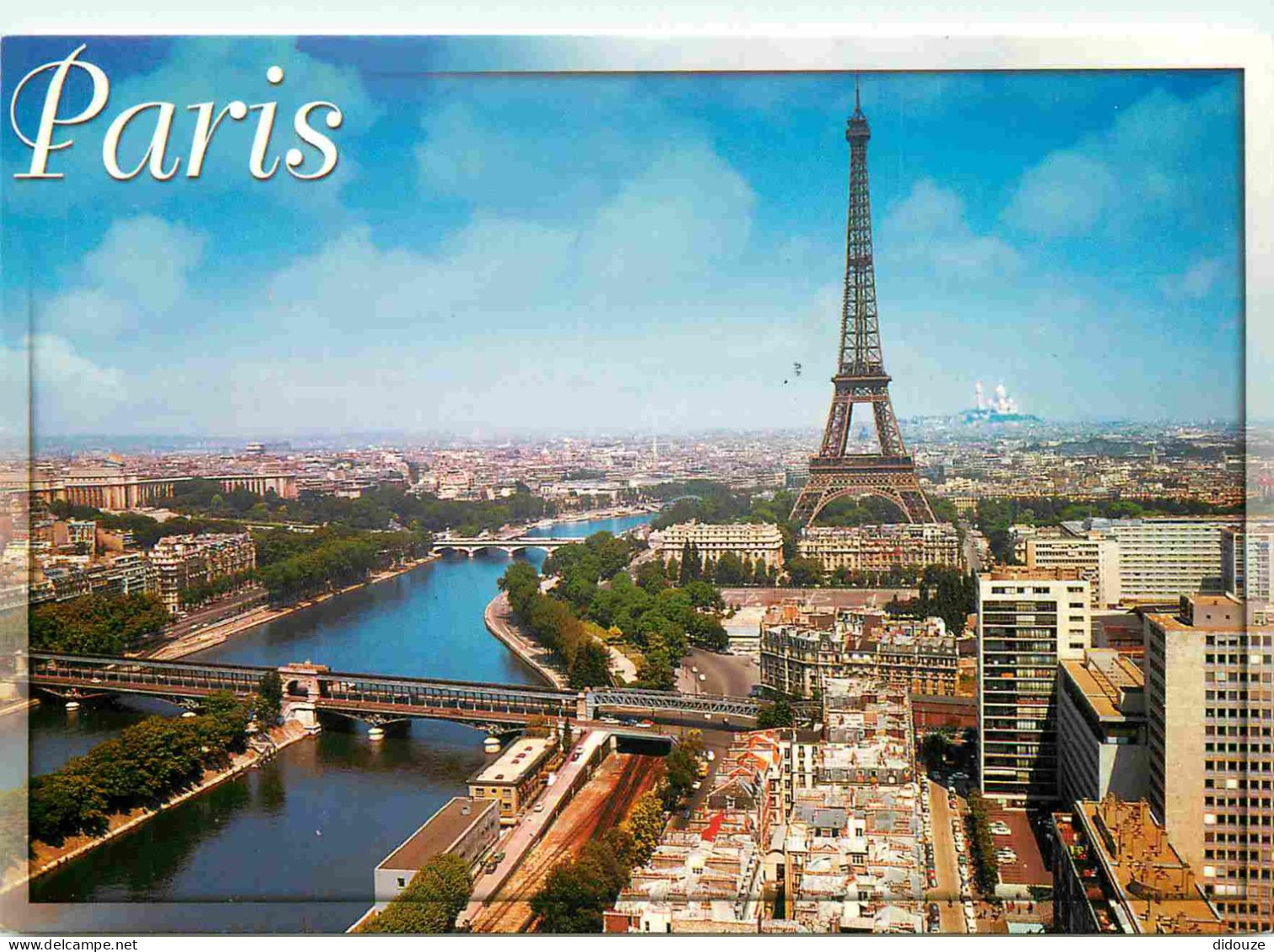 75 - Paris - Tour Eiffel - La Seine Au Pont De Bir-Hakeim - CPM - Voir Scans Recto-Verso - Tour Eiffel