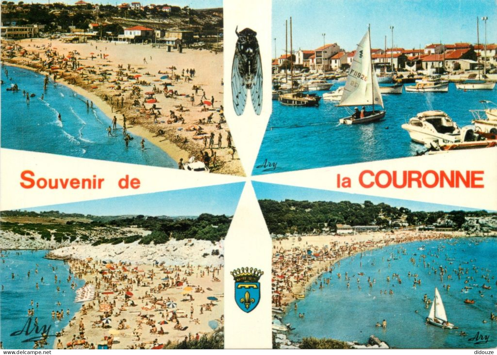 13 - Martigues - Plage De La Couronne - Multivues - CPM - Voir Scans Recto-Verso - Martigues