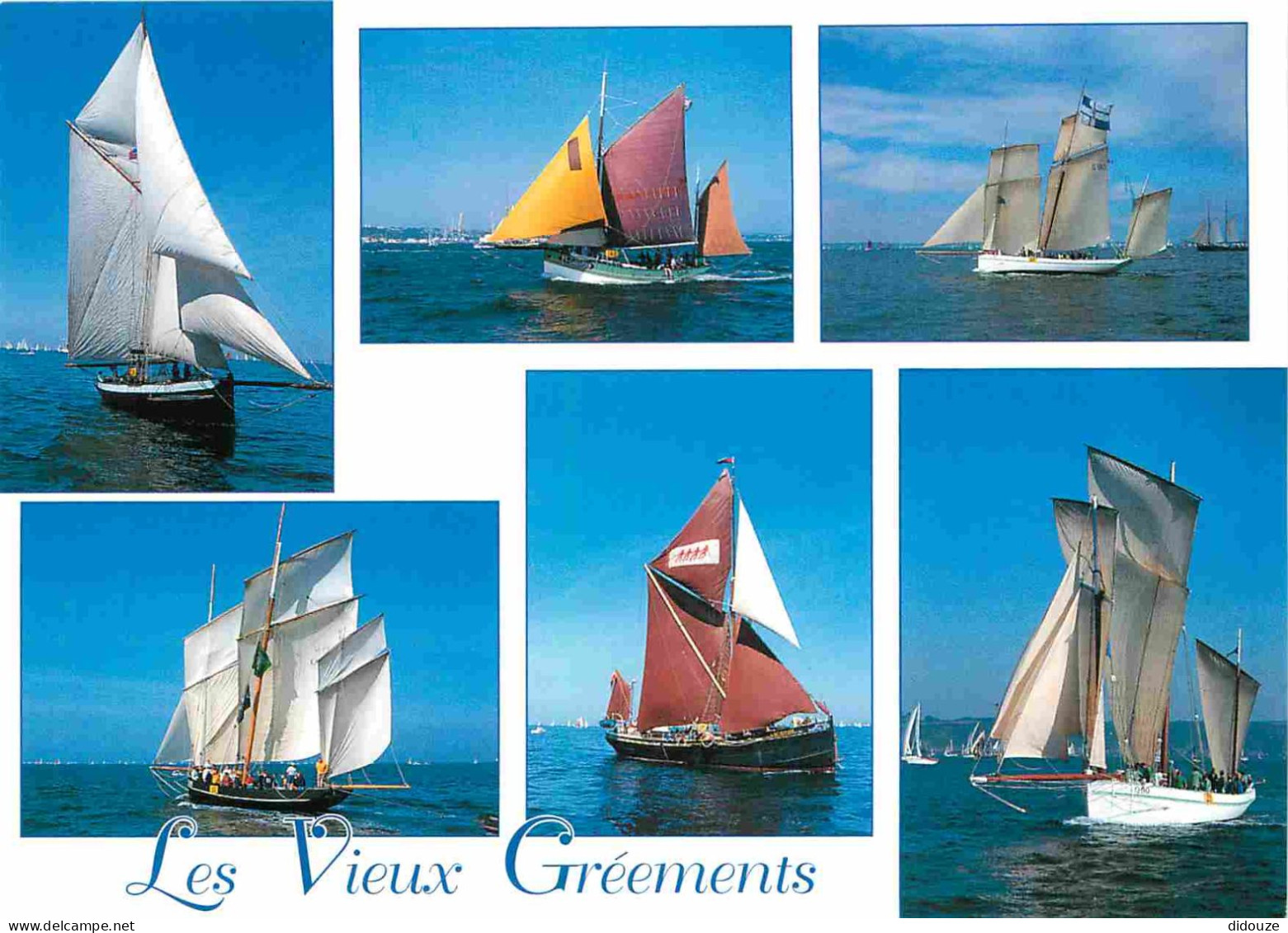 Bateaux - Voiliers - Les Vieux Gréements - Multivues - CPM - Voir Scans Recto-Verso - Voiliers