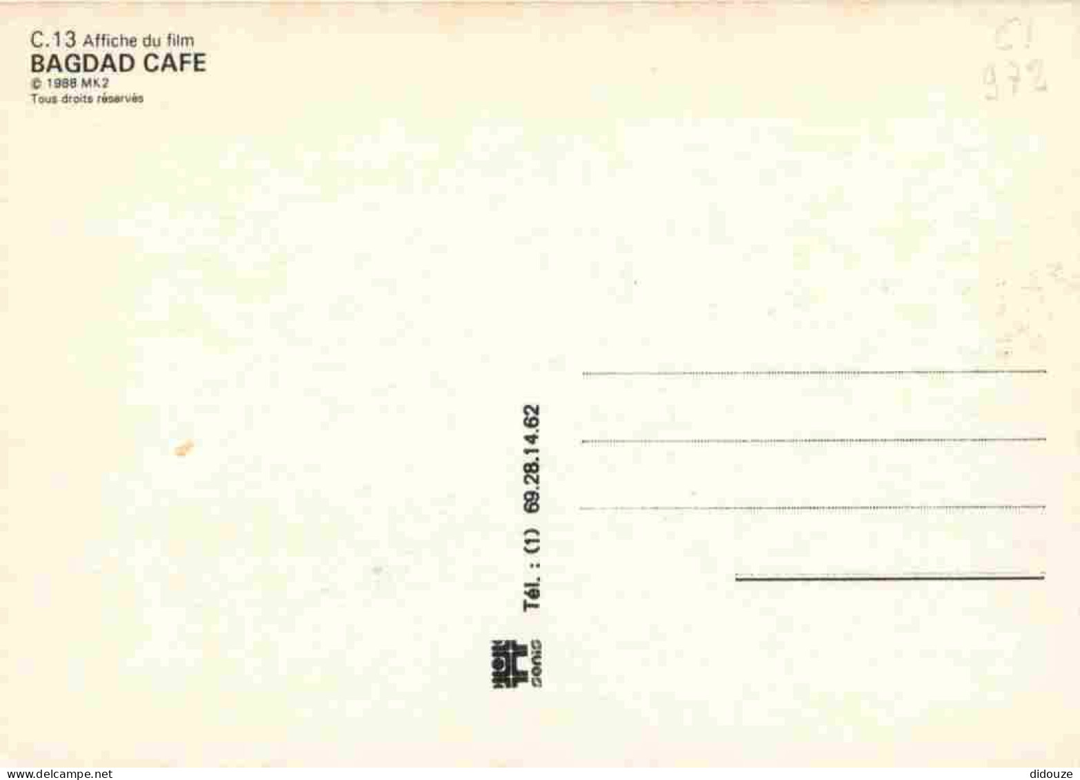 Cinema - Affiche De Film - Bagdad Café - CPM - Carte Neuve - Voir Scans Recto-Verso - Posters On Cards